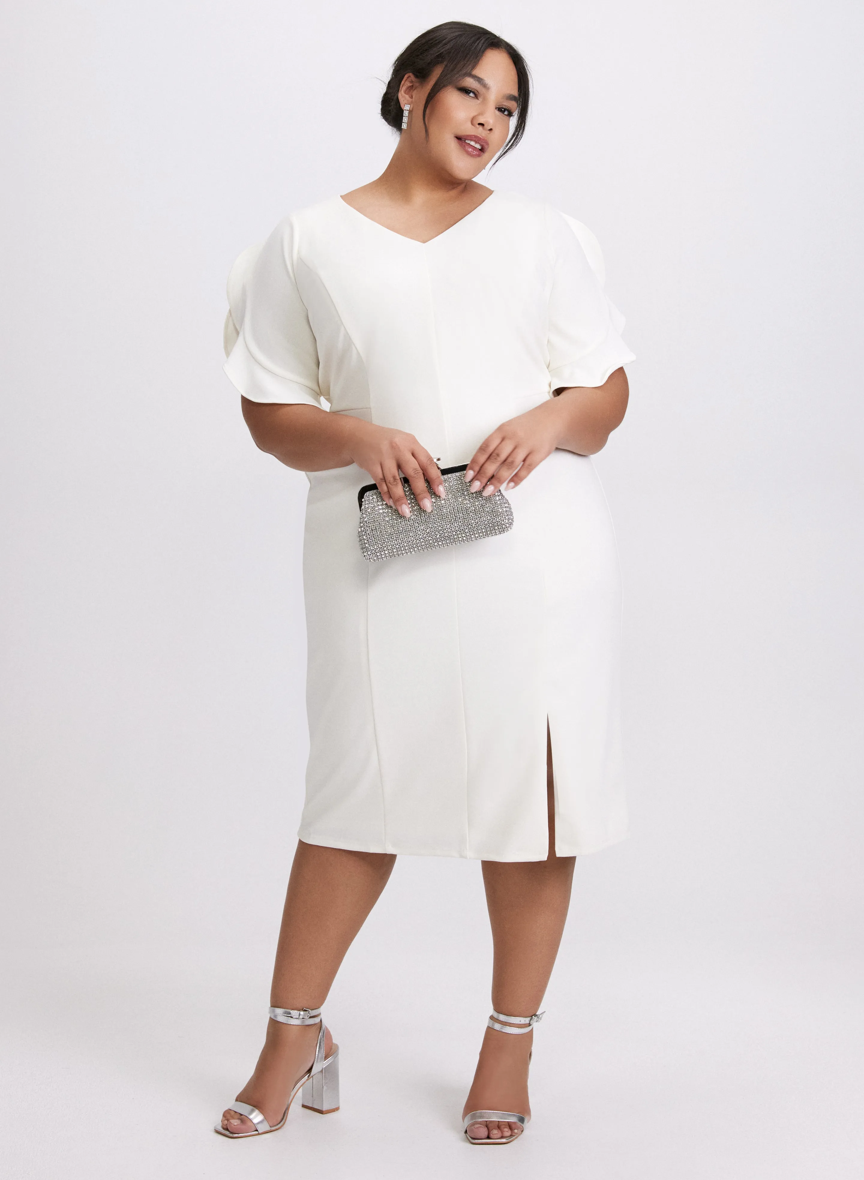 Fitted Tulip Sleeve Dress sold by Laura