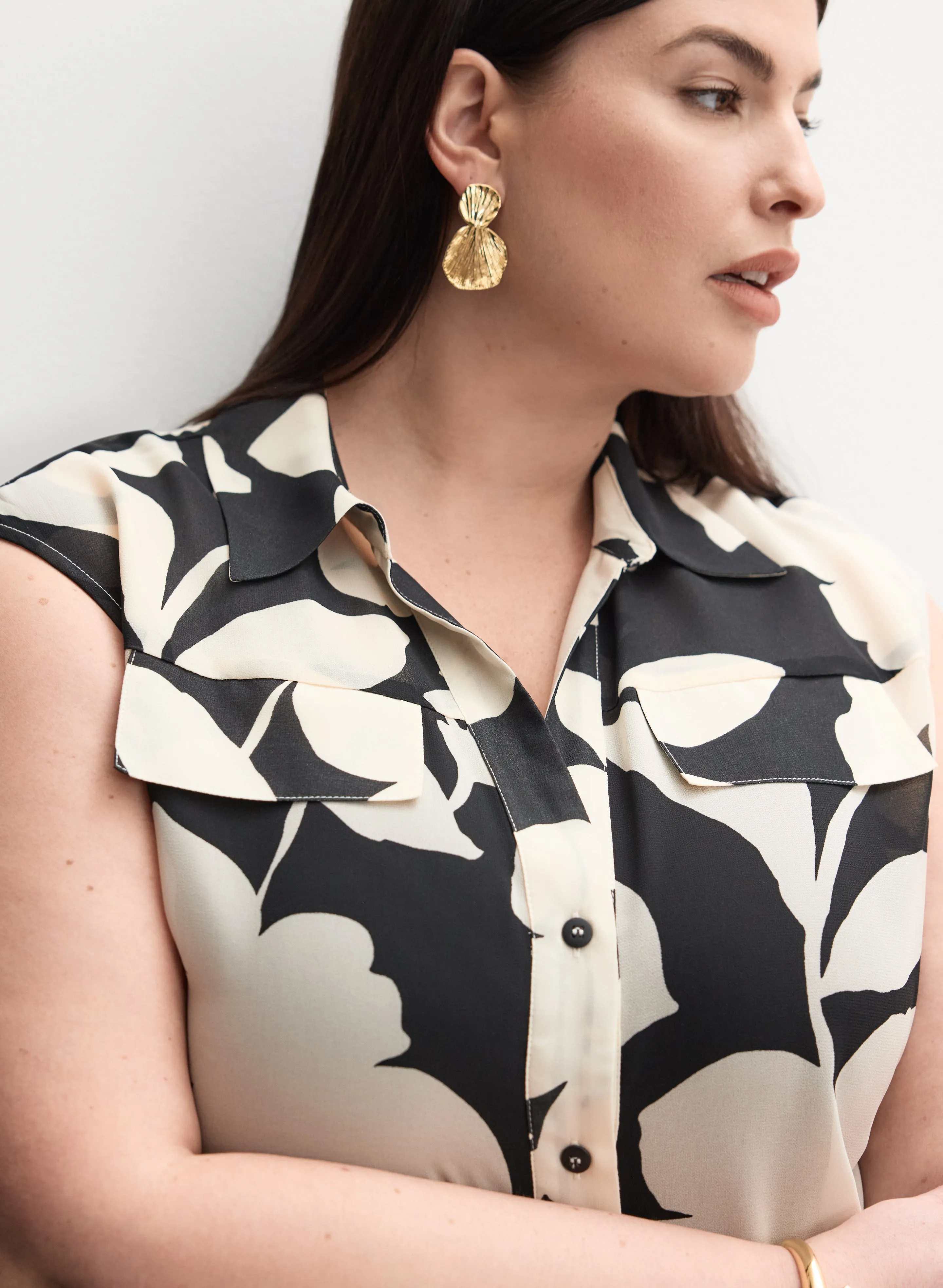 Melanie Lyne - Floral Tunic Blouse sold by Laura product image thumbnail 3