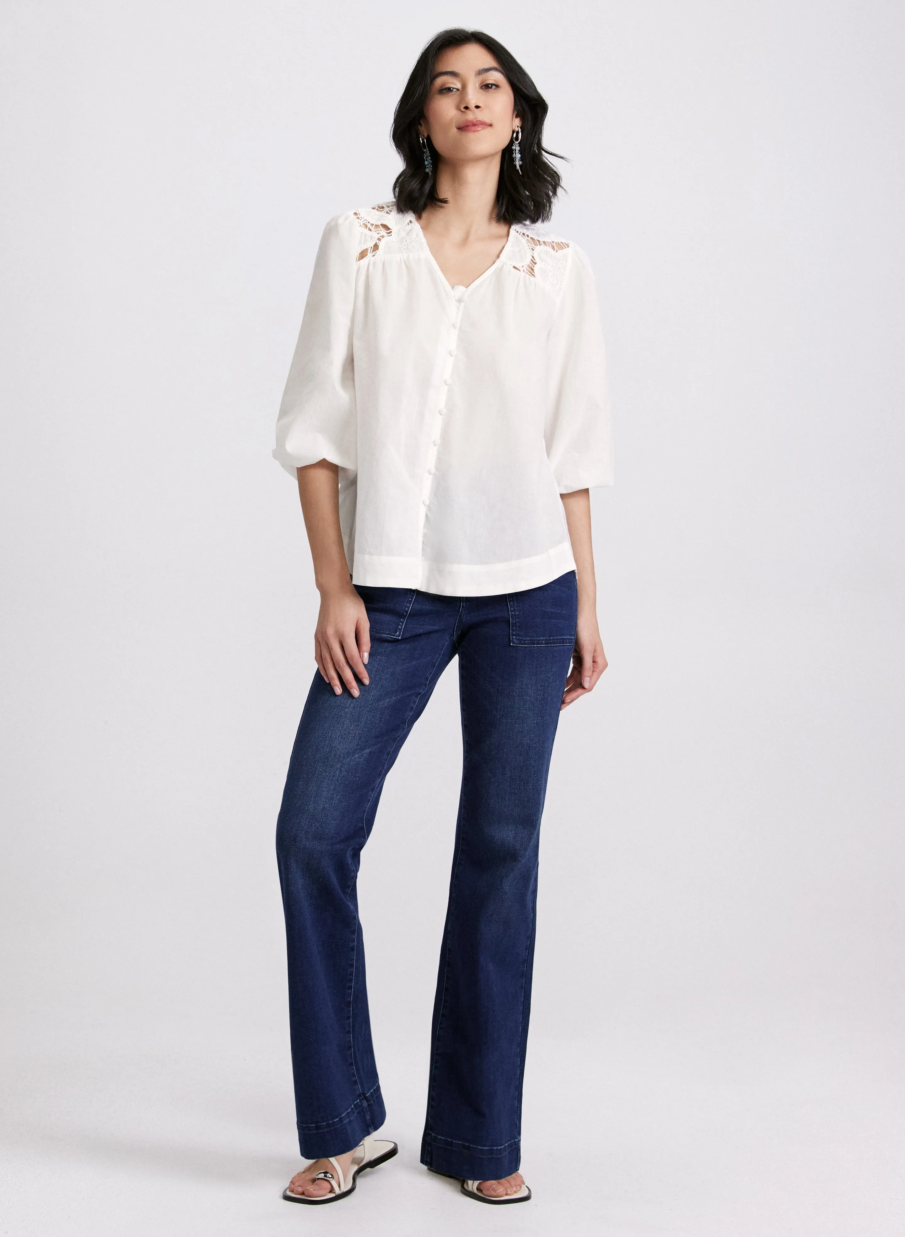 Crochet Detail Blouse sold by Laura product image thumbnail 3