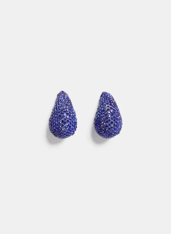 Crystal Teardrop Earrings sold by Laura