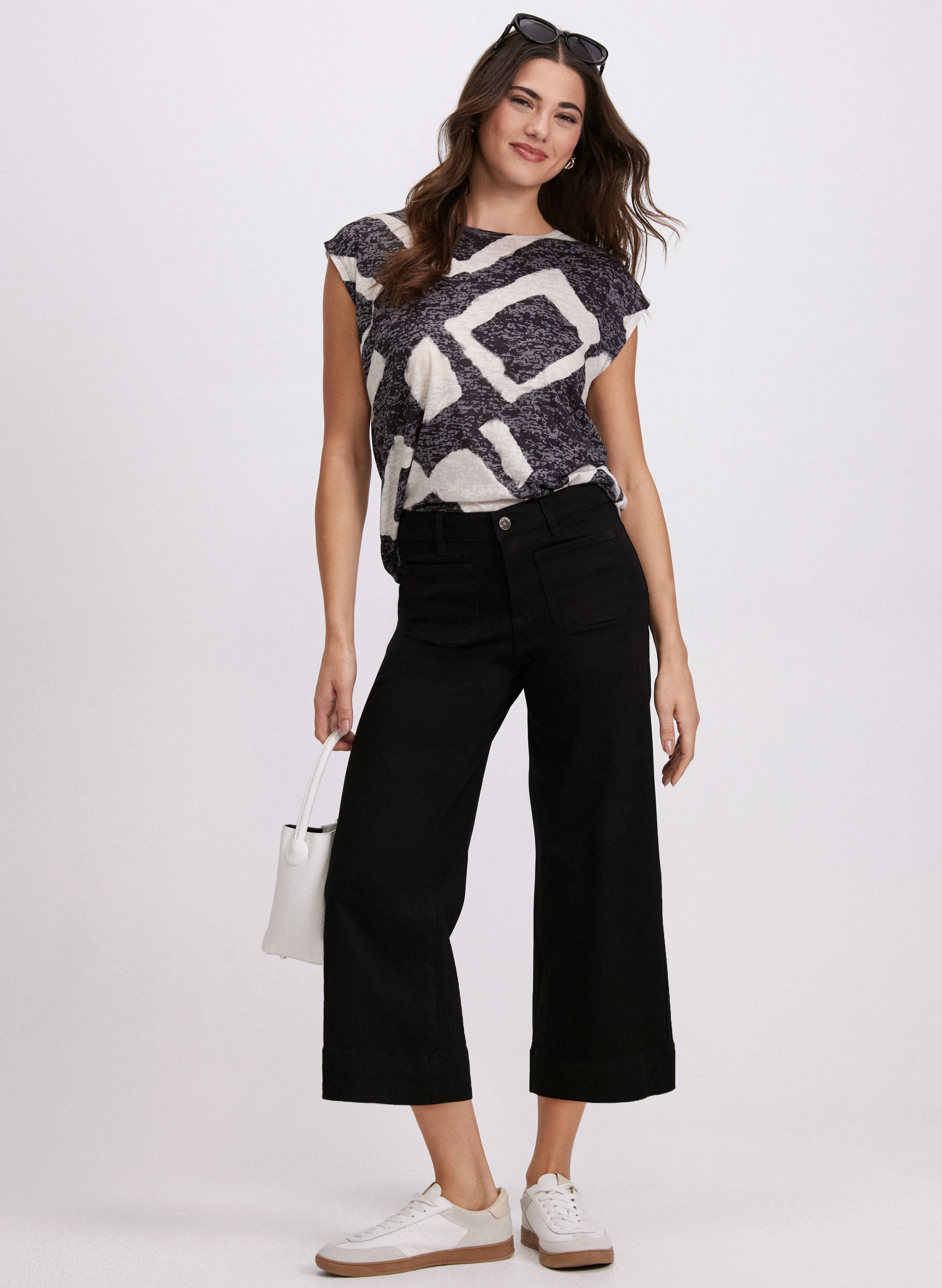 Printed Burnout T-Shirt sold by Laura product image thumbnail 3