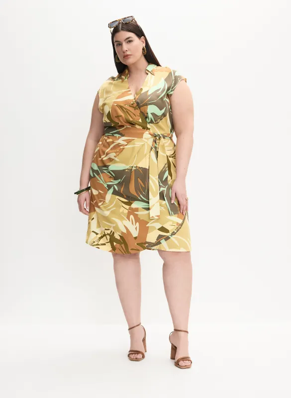 Melanie Lyne - Leaf Print Dress sold by Laura