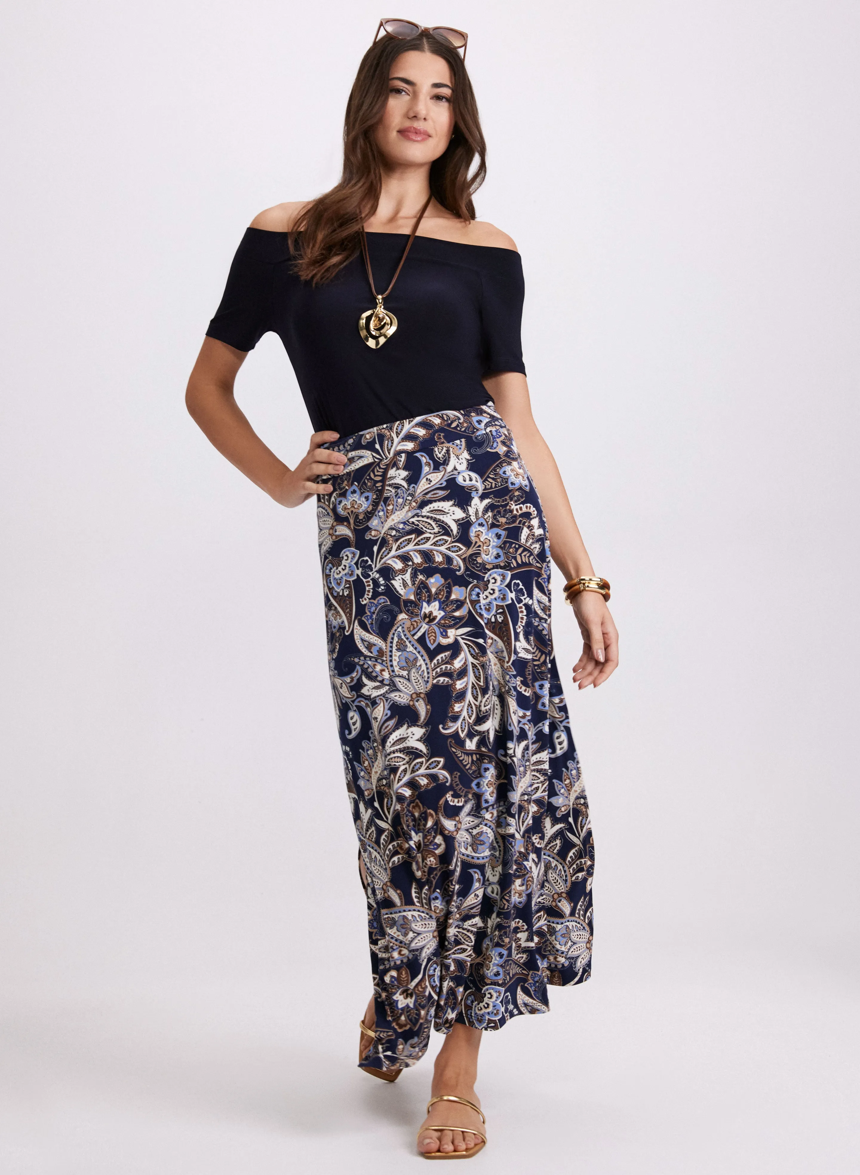 Paisley Maxi Skirt sold by Laura product image thumbnail 4