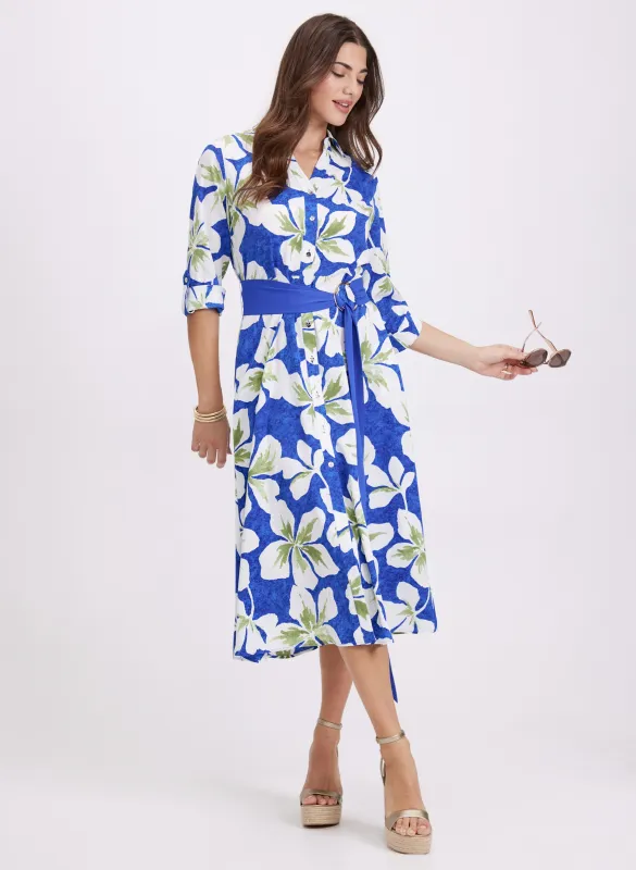 Floral Shirt Dress sold by Laura