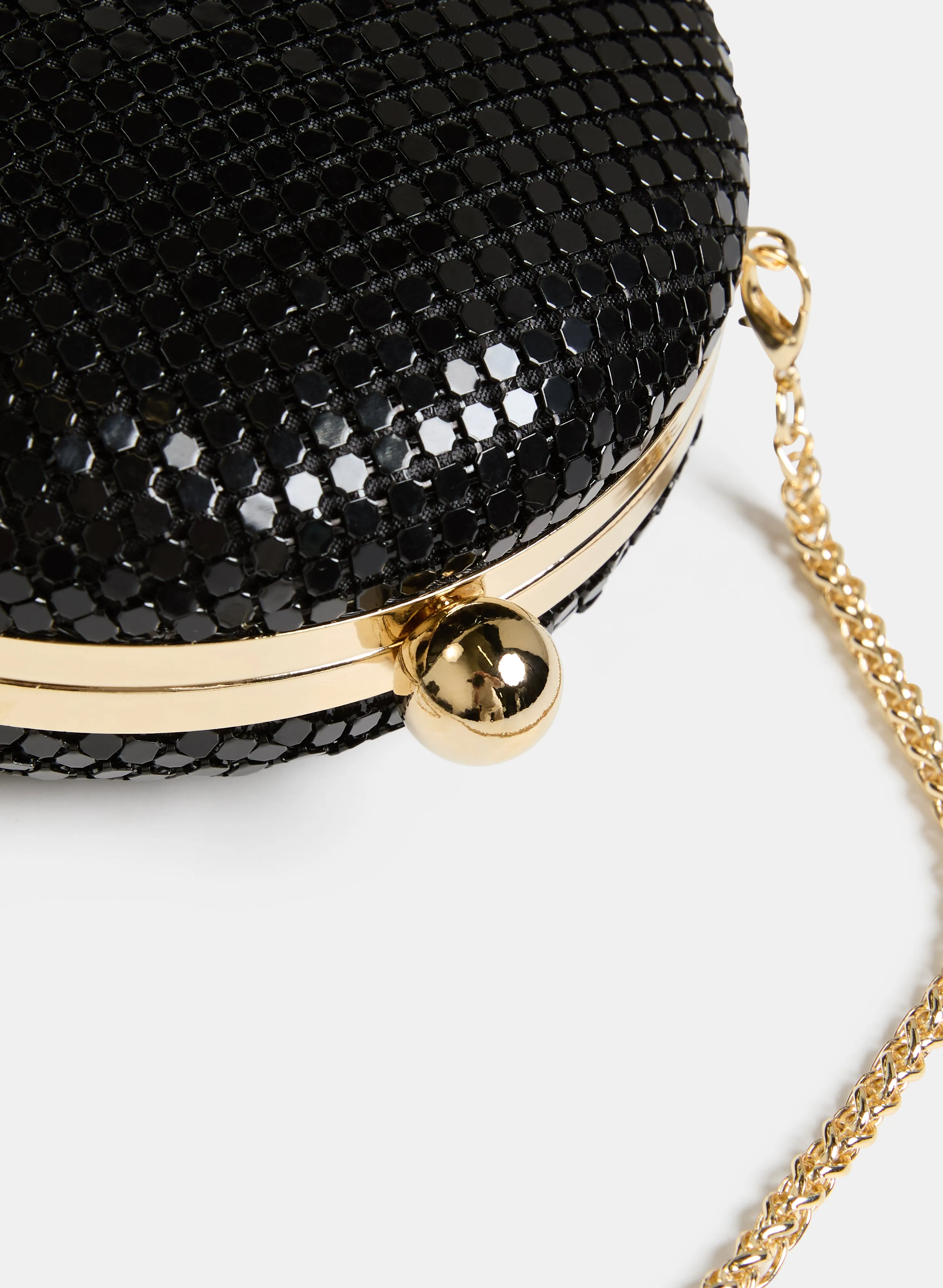 Mesh Round Clutch sold by Laura product image thumbnail 2