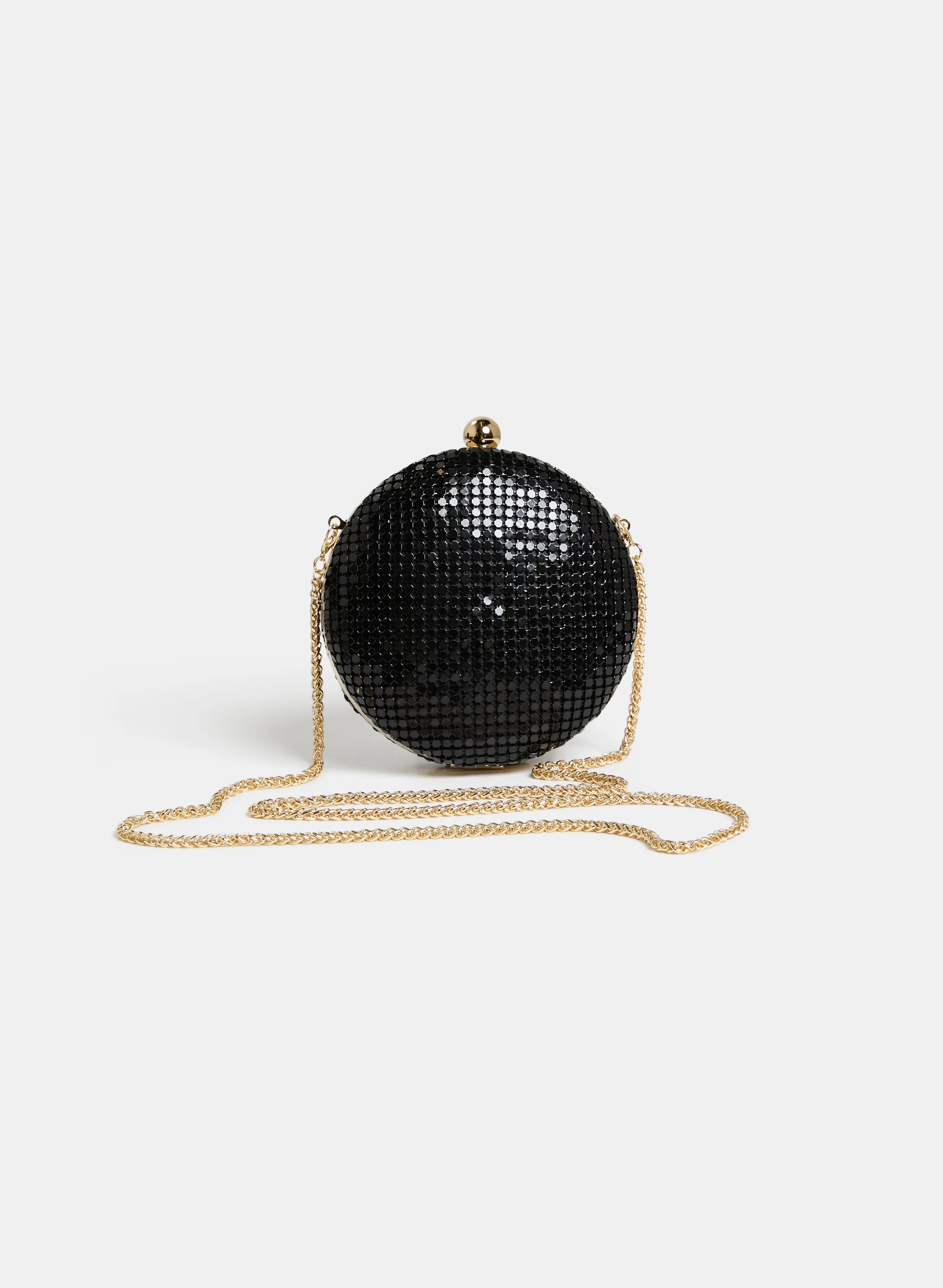 Mesh Round Clutch sold by Laura