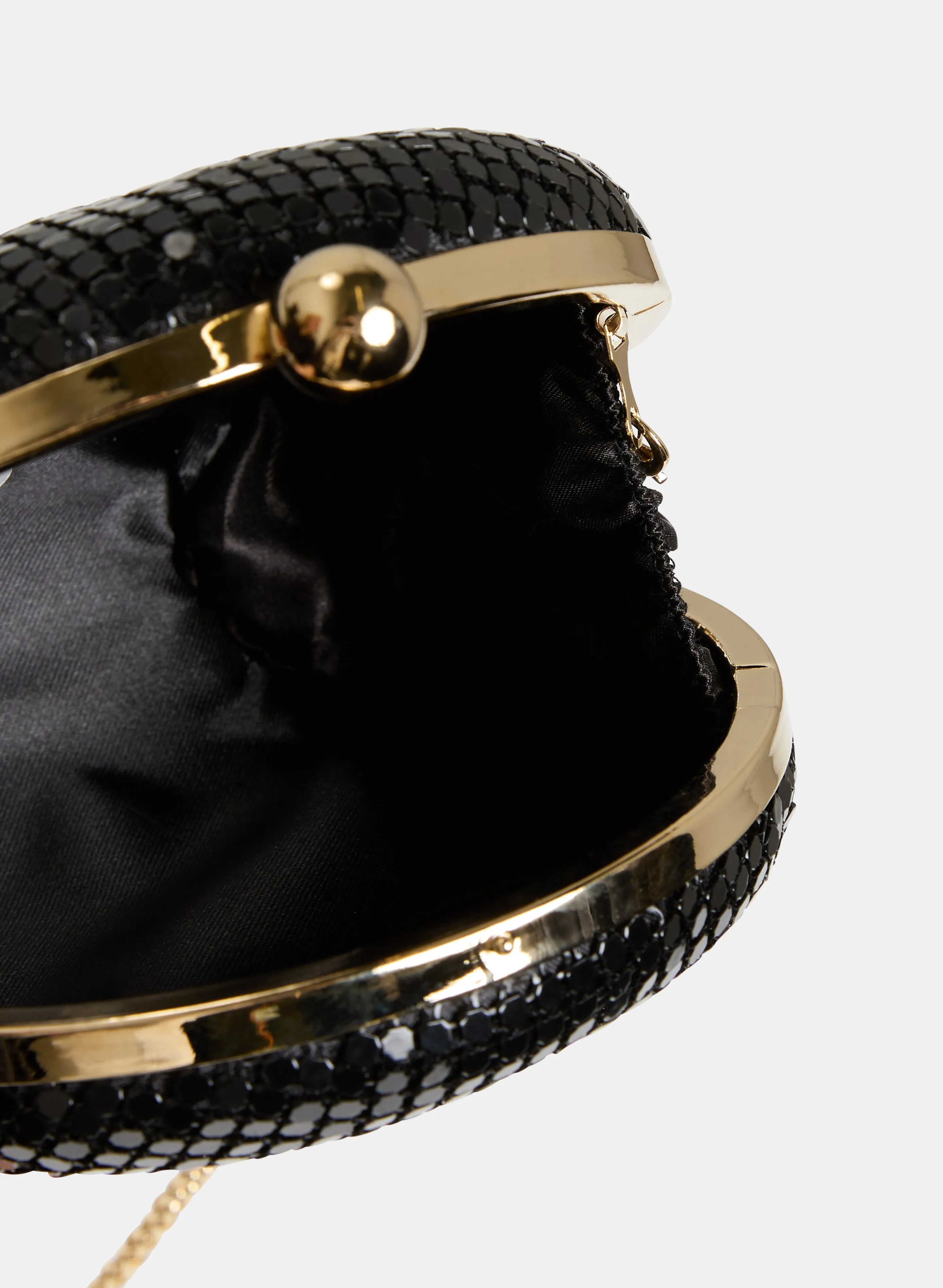 Mesh Round Clutch sold by Laura product image thumbnail 4