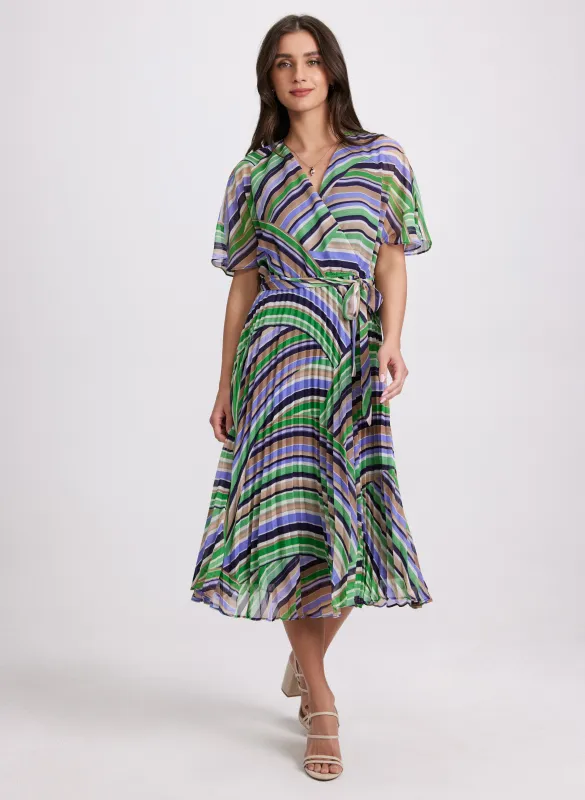 Stripe Chiffon Dress sold by Laura