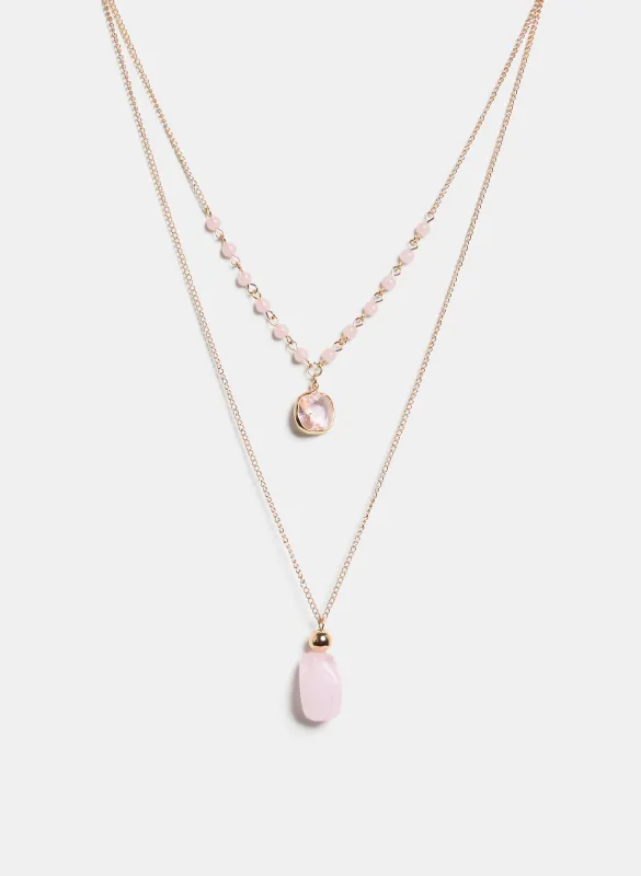 Tiered Pendant Necklace sold by Laura