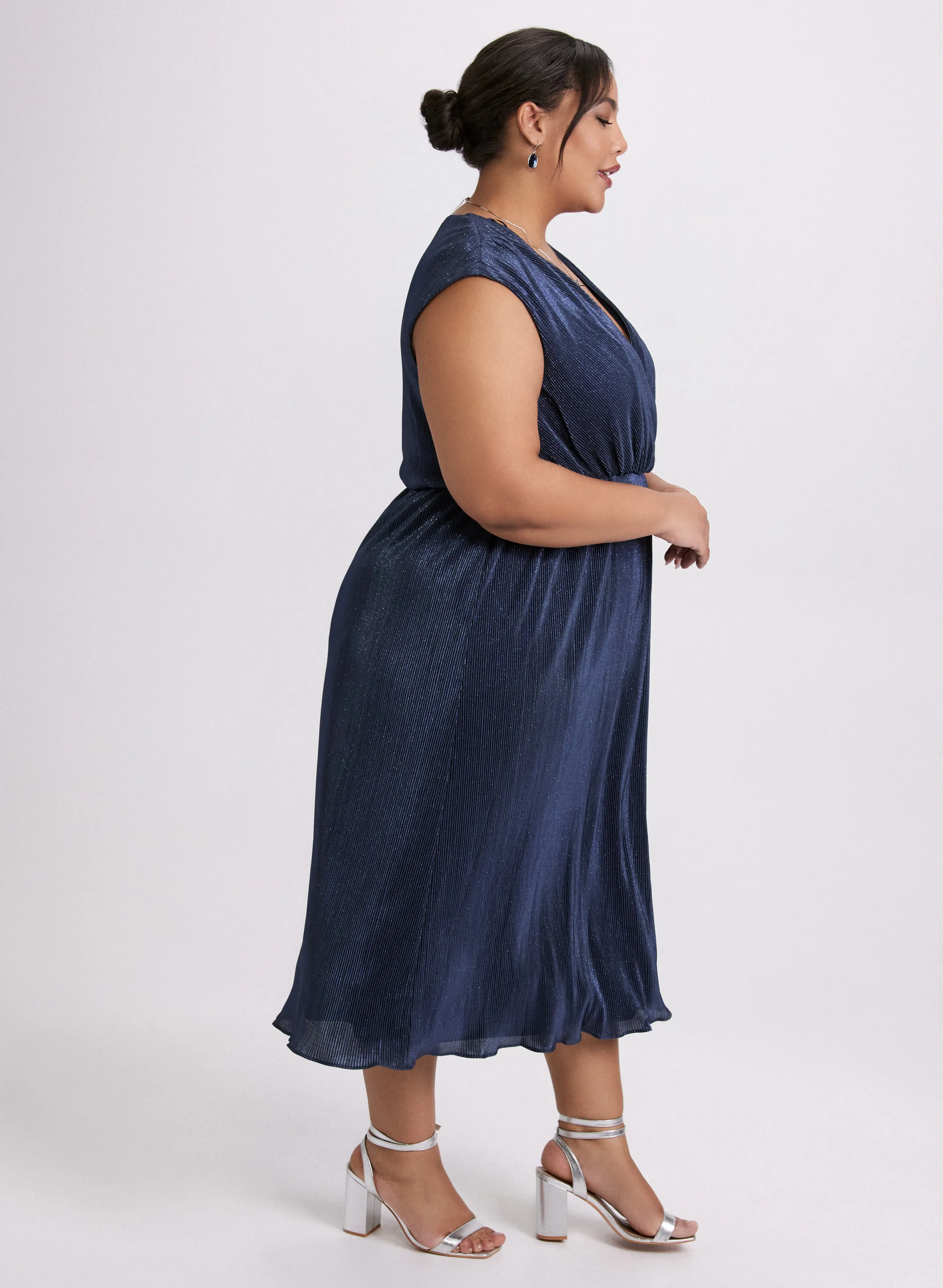 Glitter Knit Plissé Dress sold by Laura product image thumbnail 2