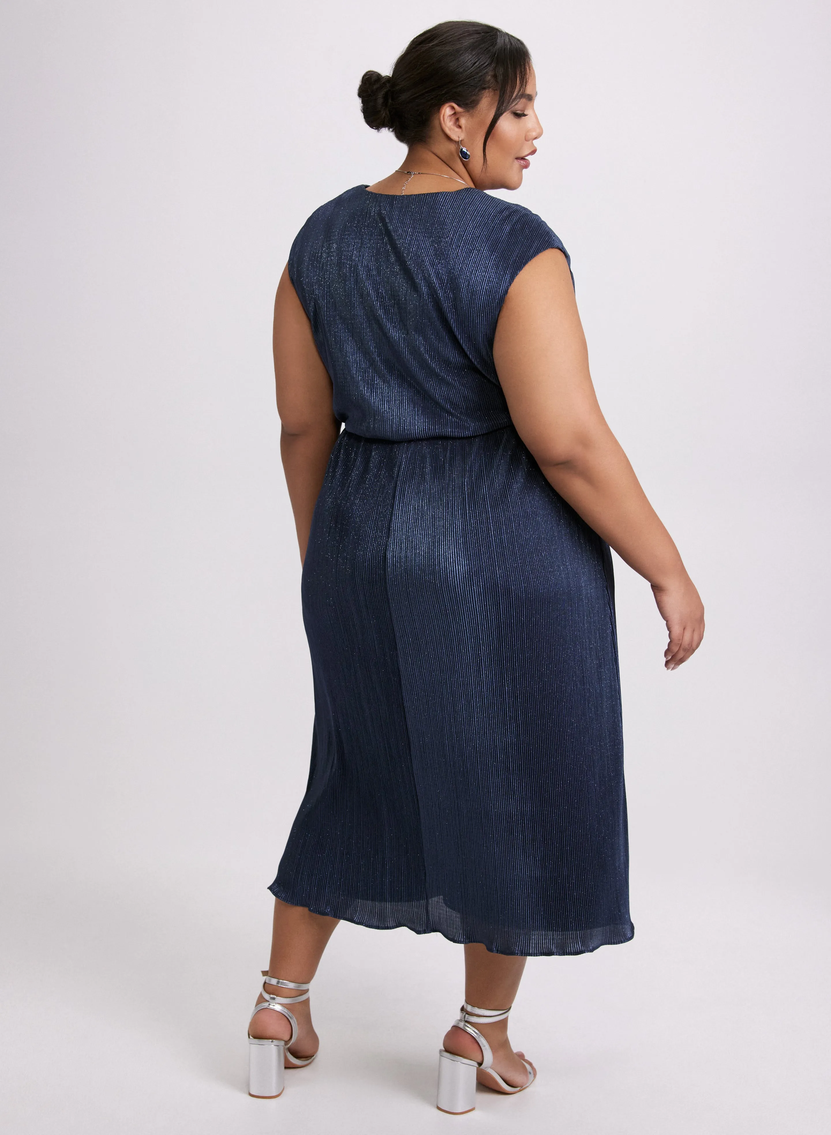 Glitter Knit Plissé Dress sold by Laura product image thumbnail 3