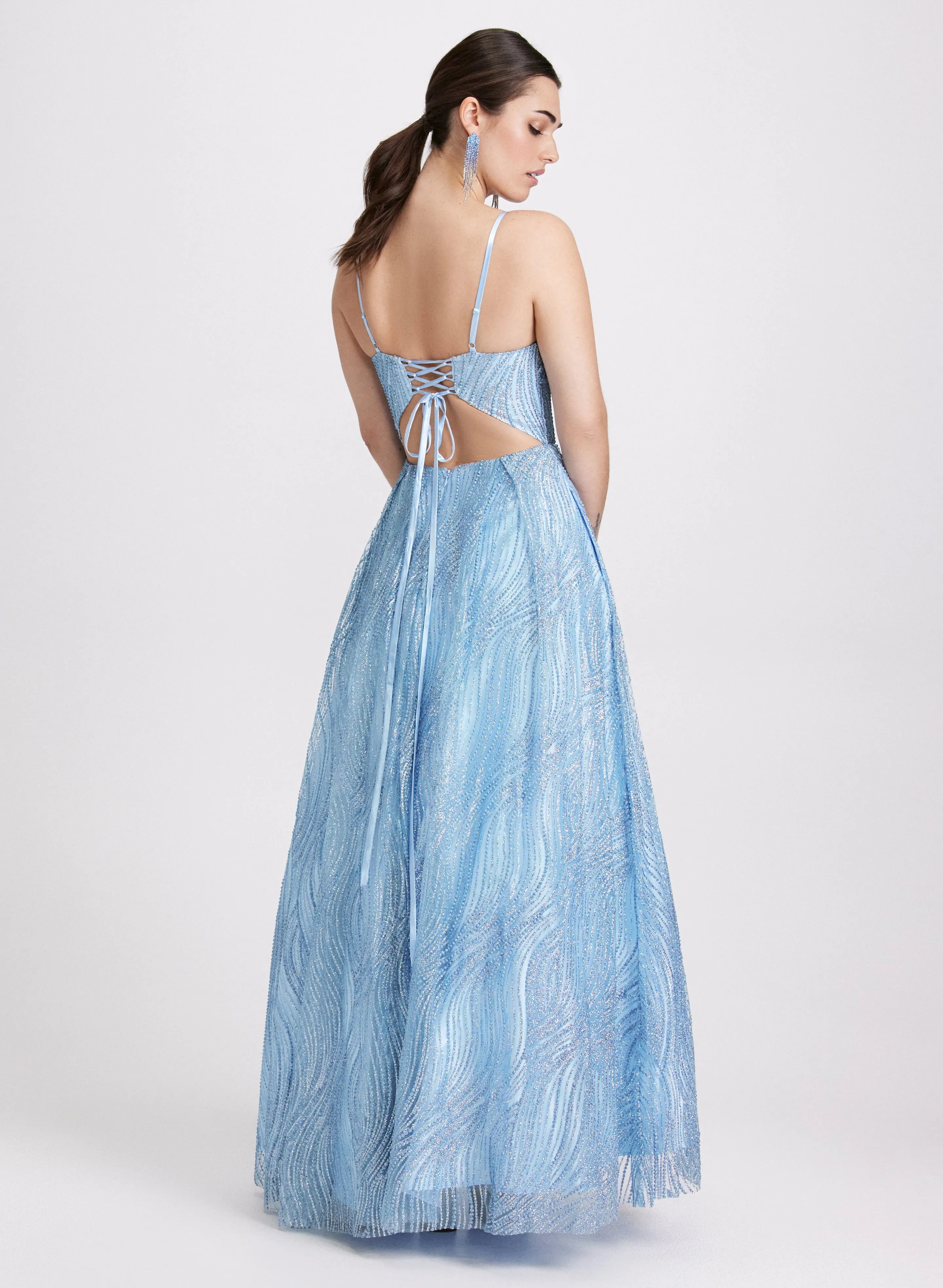 Glitter Ballgown Dress sold by Laura product image thumbnail 3