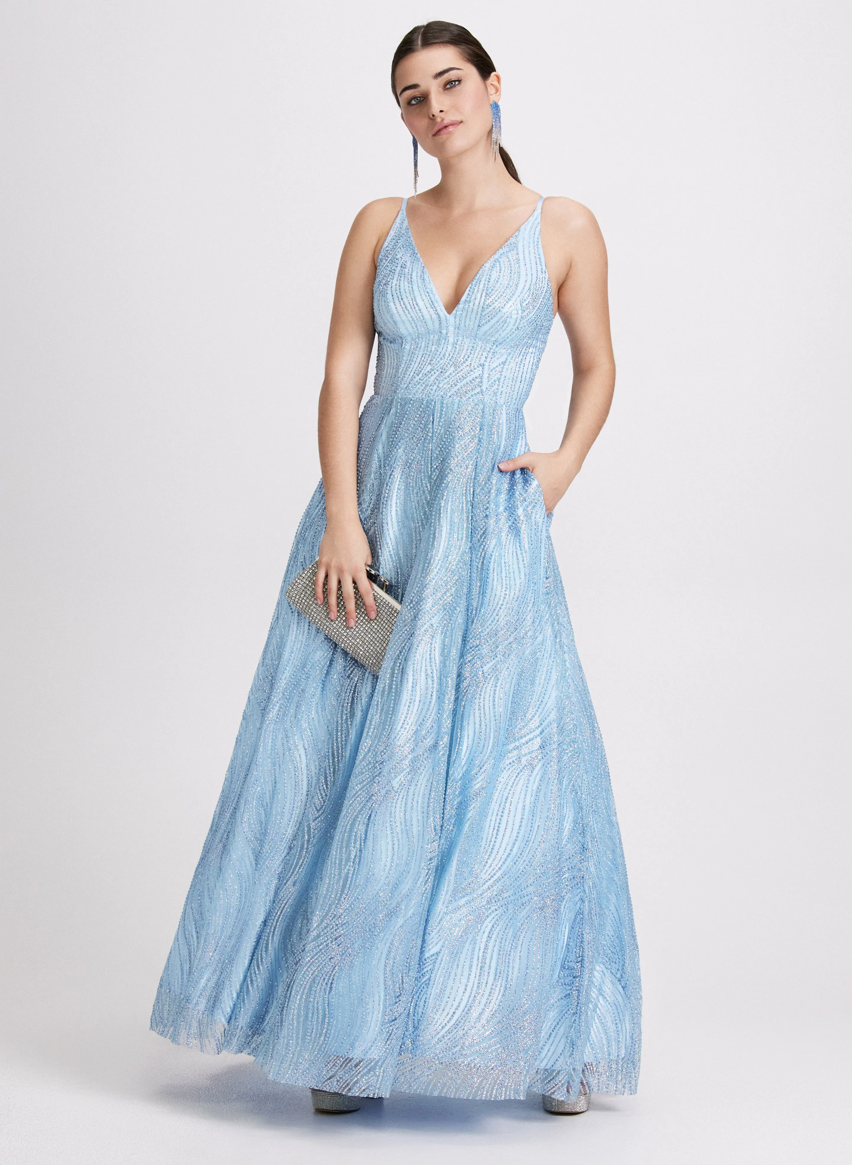 Glitter Ballgown Dress sold by Laura