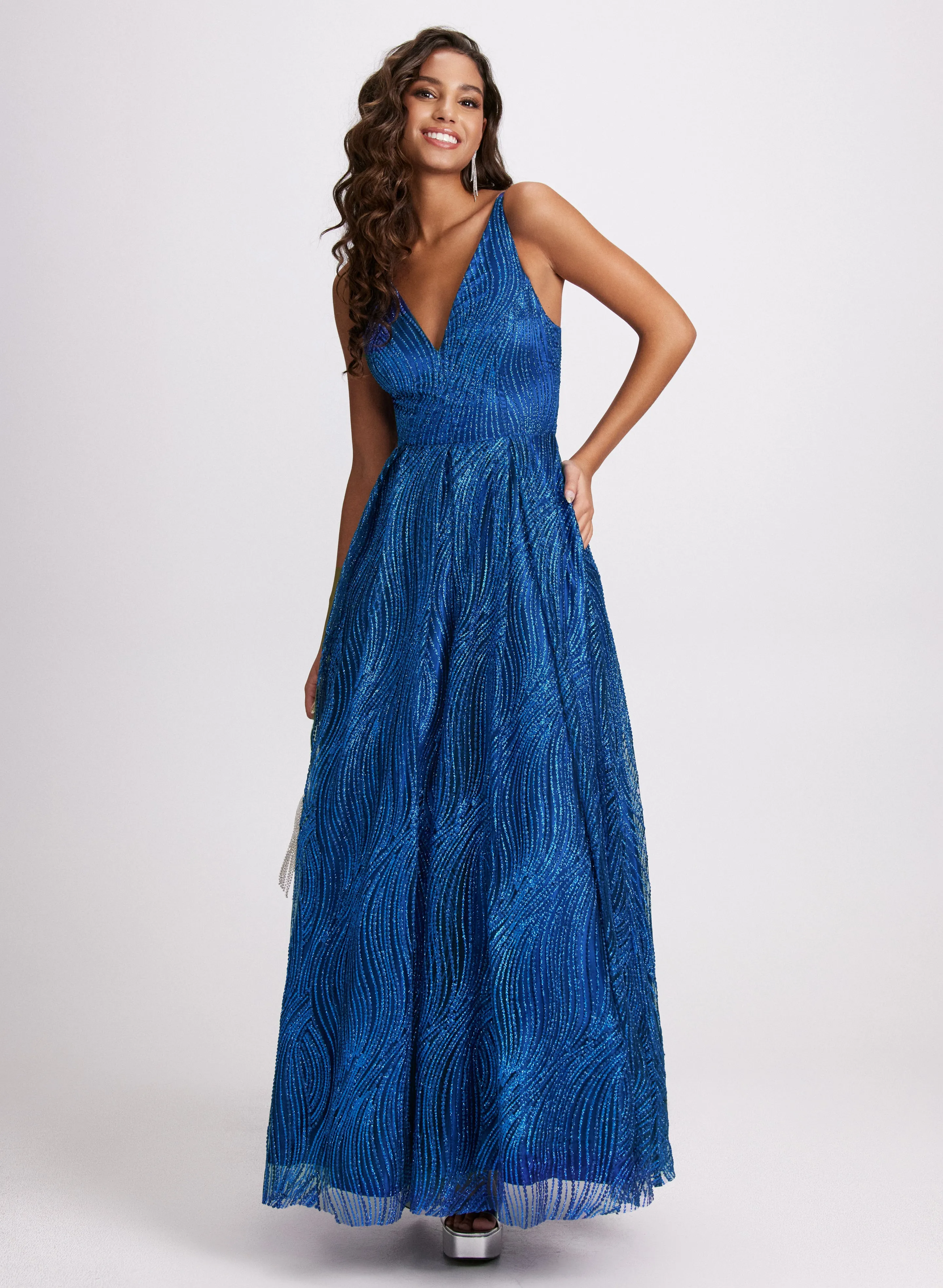 Glitter Ballgown Dress sold by Laura