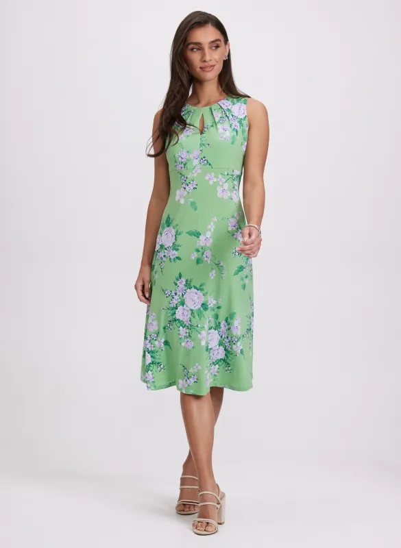 Floral Keyhole Dress sold by Laura