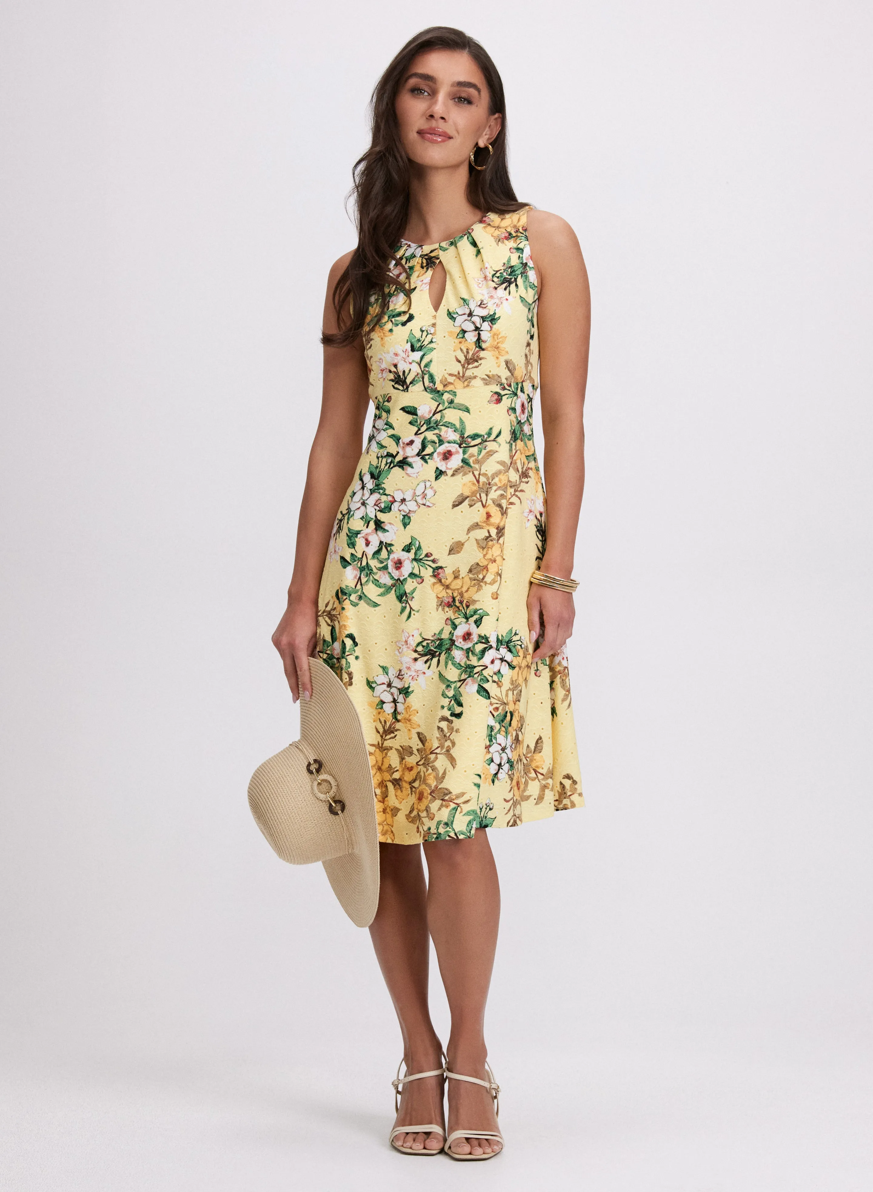 Floral Eyelet Lace Dress sold by Laura