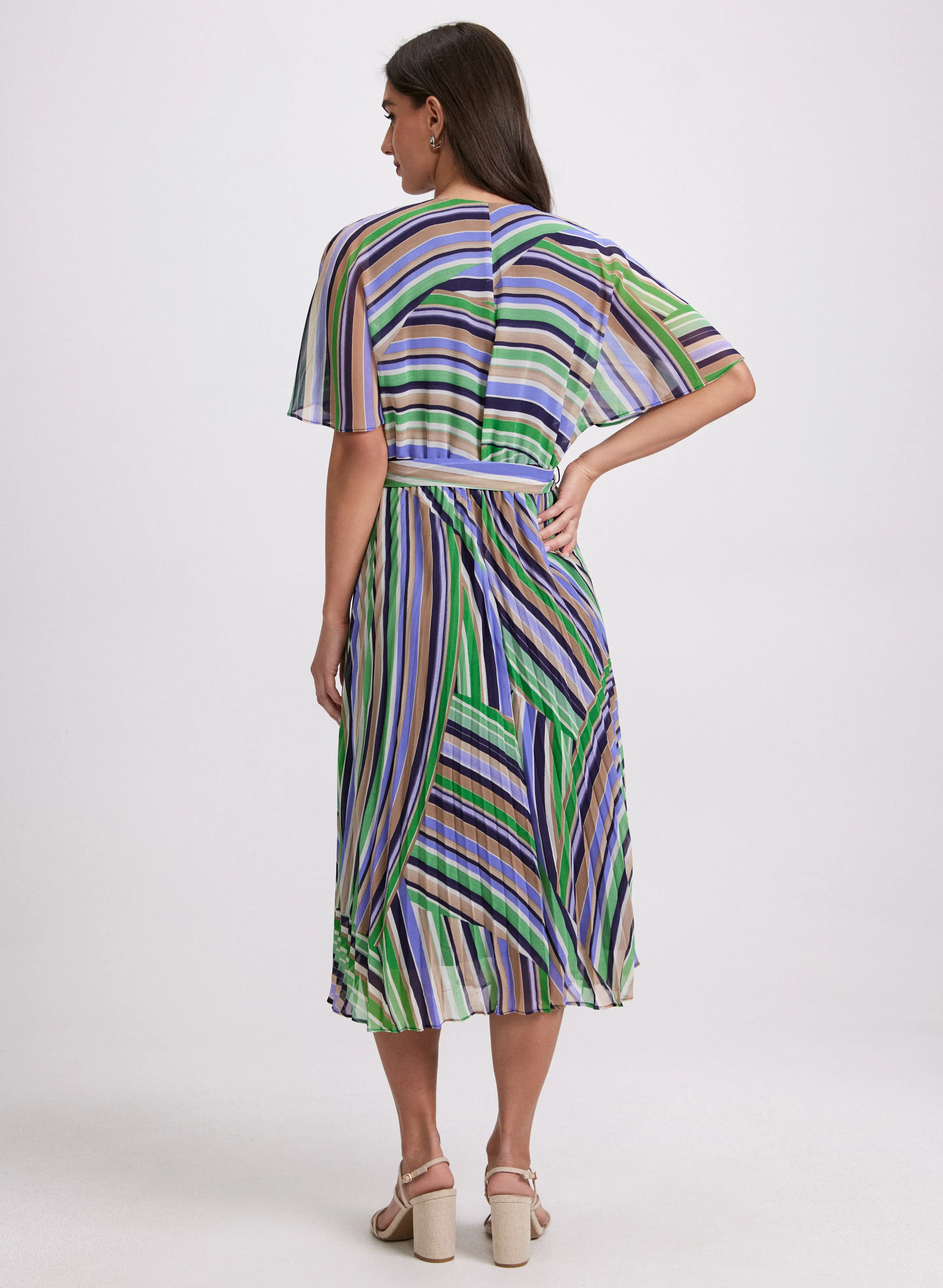 Stripe Chiffon Dress sold by Laura product image thumbnail 3