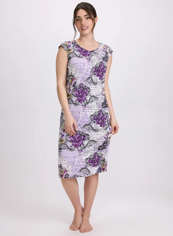 Mixed Floral Nightgown sold by Laura