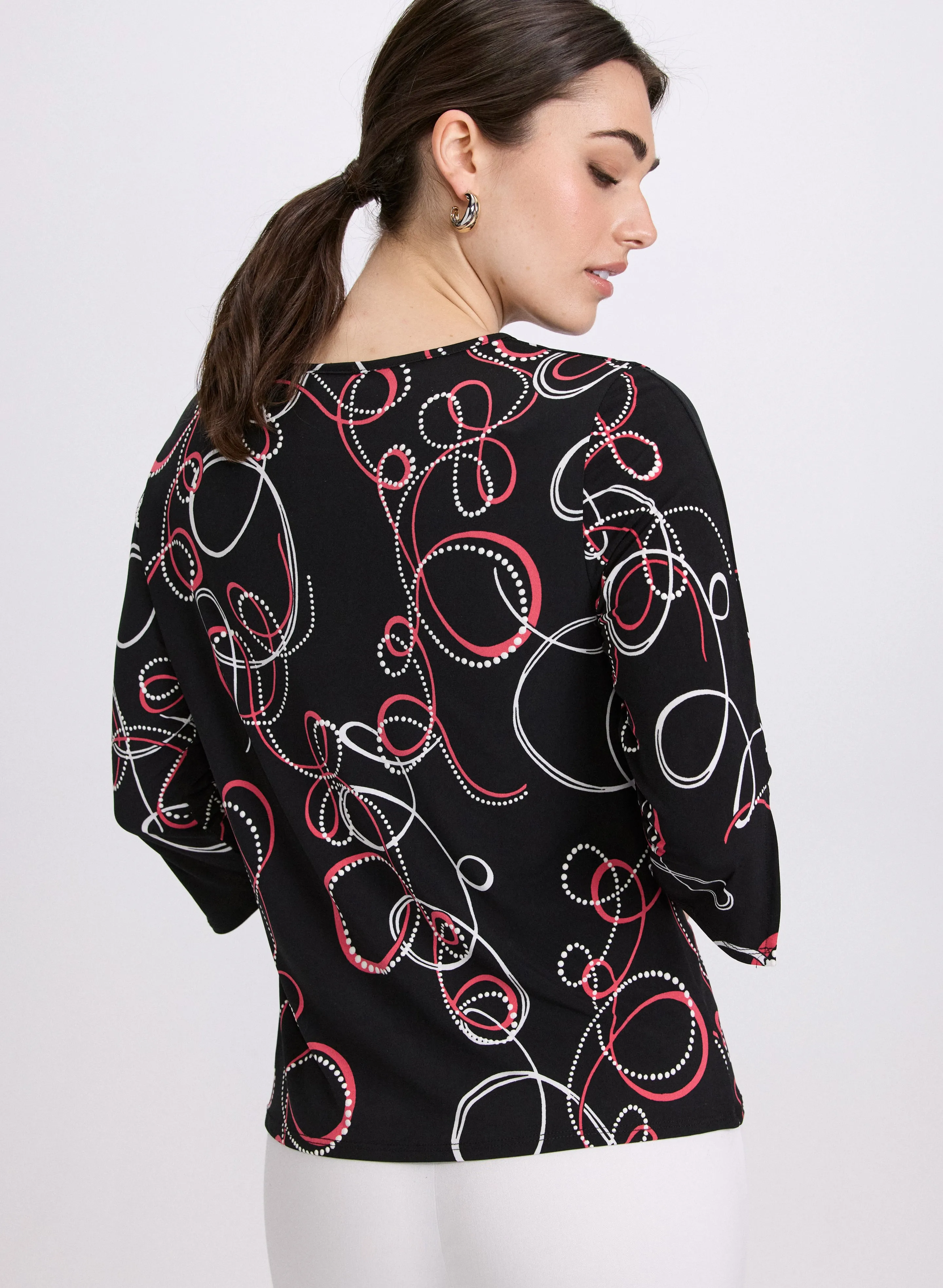 Swirl Print Top sold by Laura product image thumbnail 2