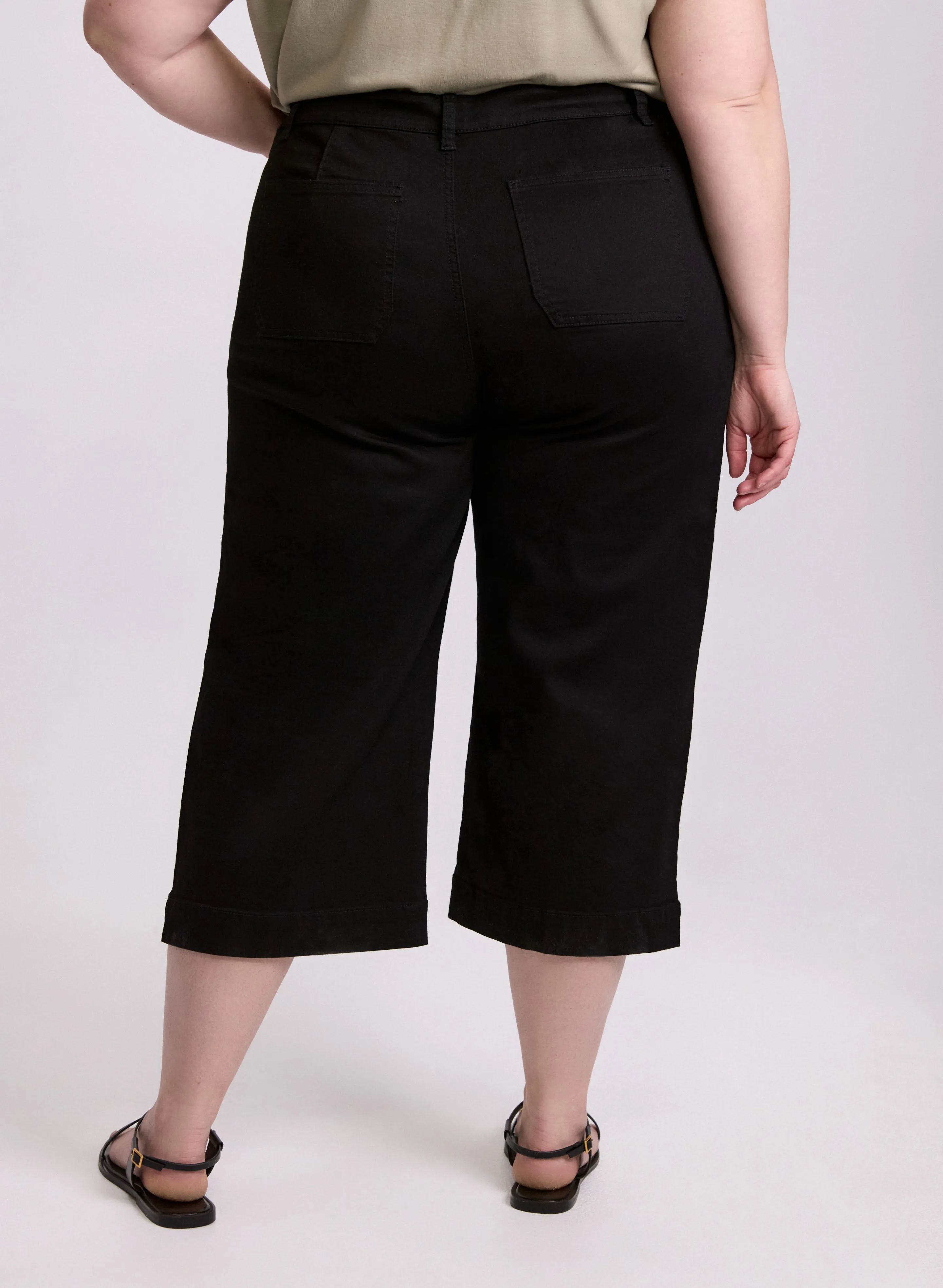 Cropped Wide-Leg Jeans sold by Laura product image thumbnail 3