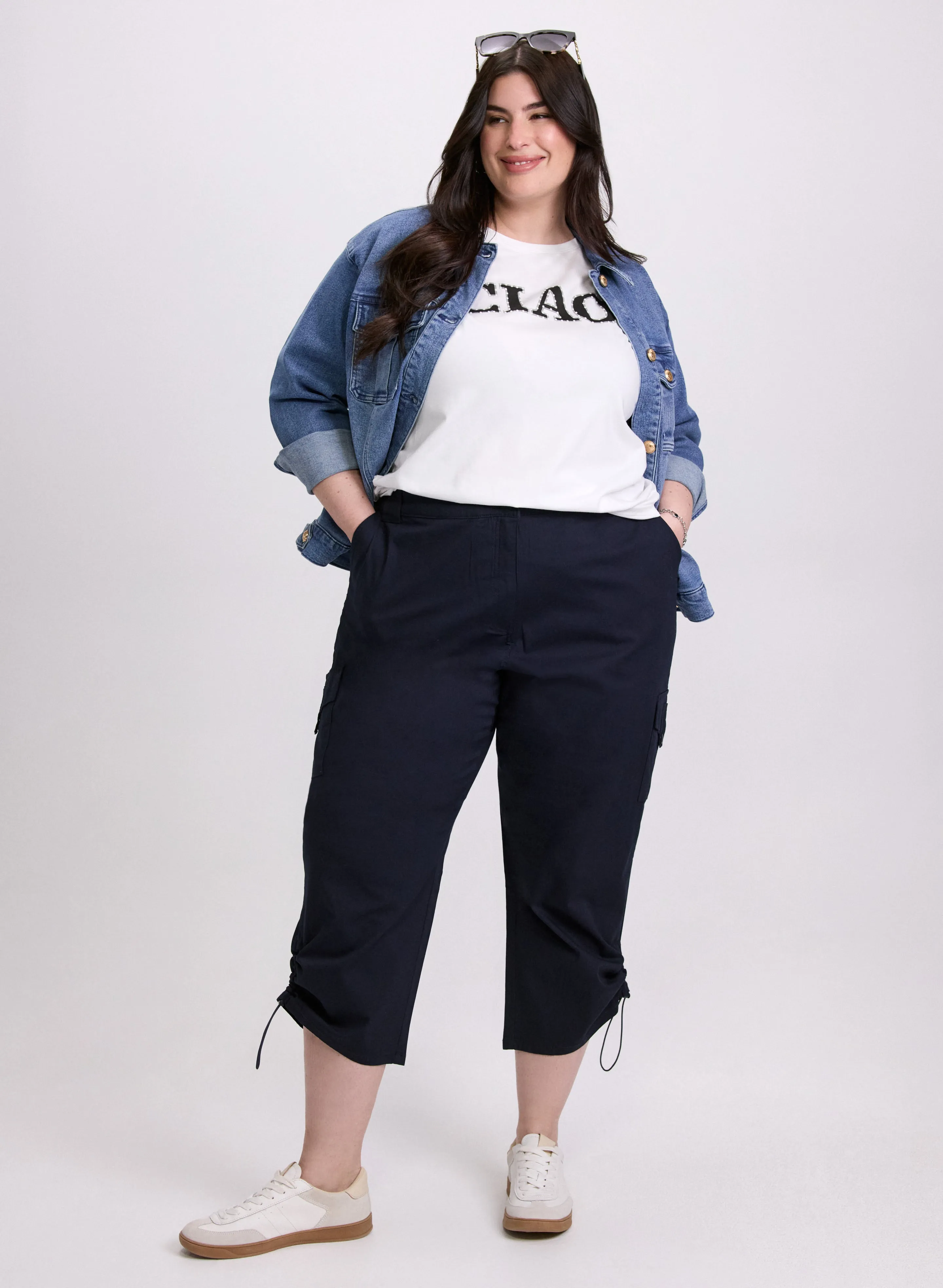 Drawstring Hem Capris sold by Laura product image thumbnail 4