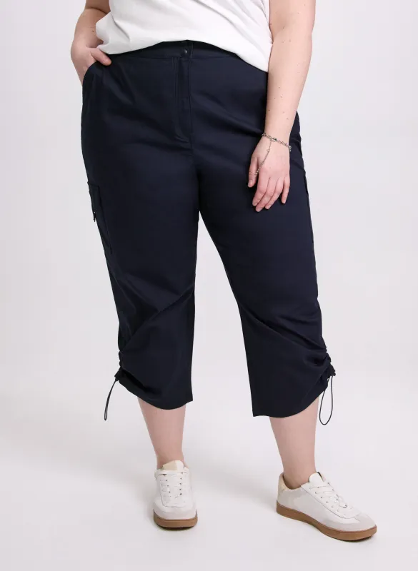 Drawstring Hem Capris sold by Laura