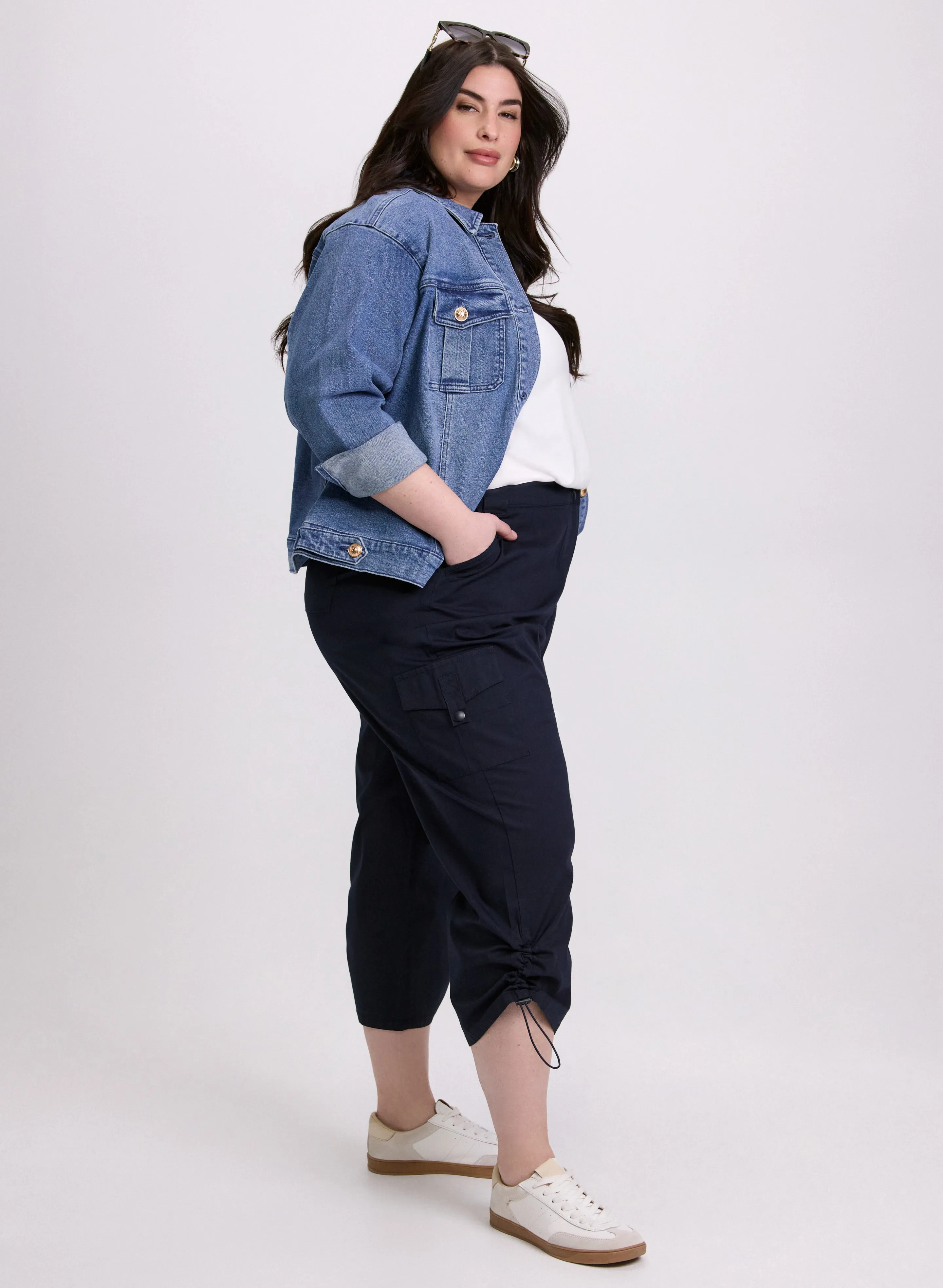 Drawstring Hem Capris sold by Laura product image thumbnail 2