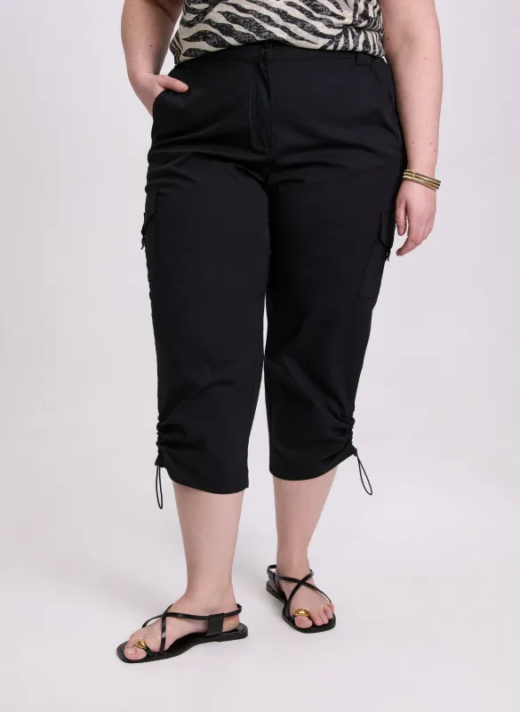 Drawstring Hem Capris sold by Laura