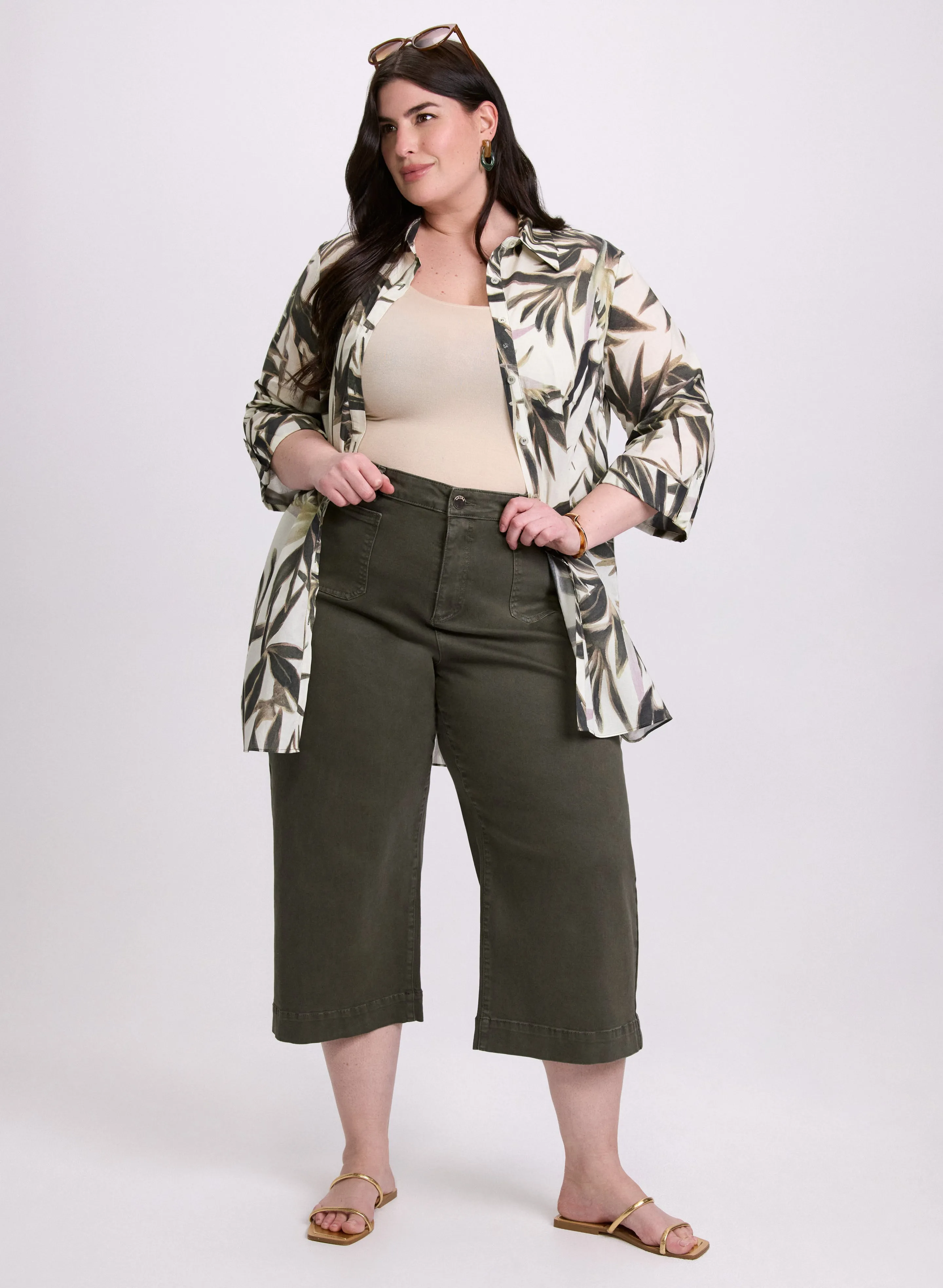 Cropped Wide-Leg Jeans sold by Laura product image thumbnail 4