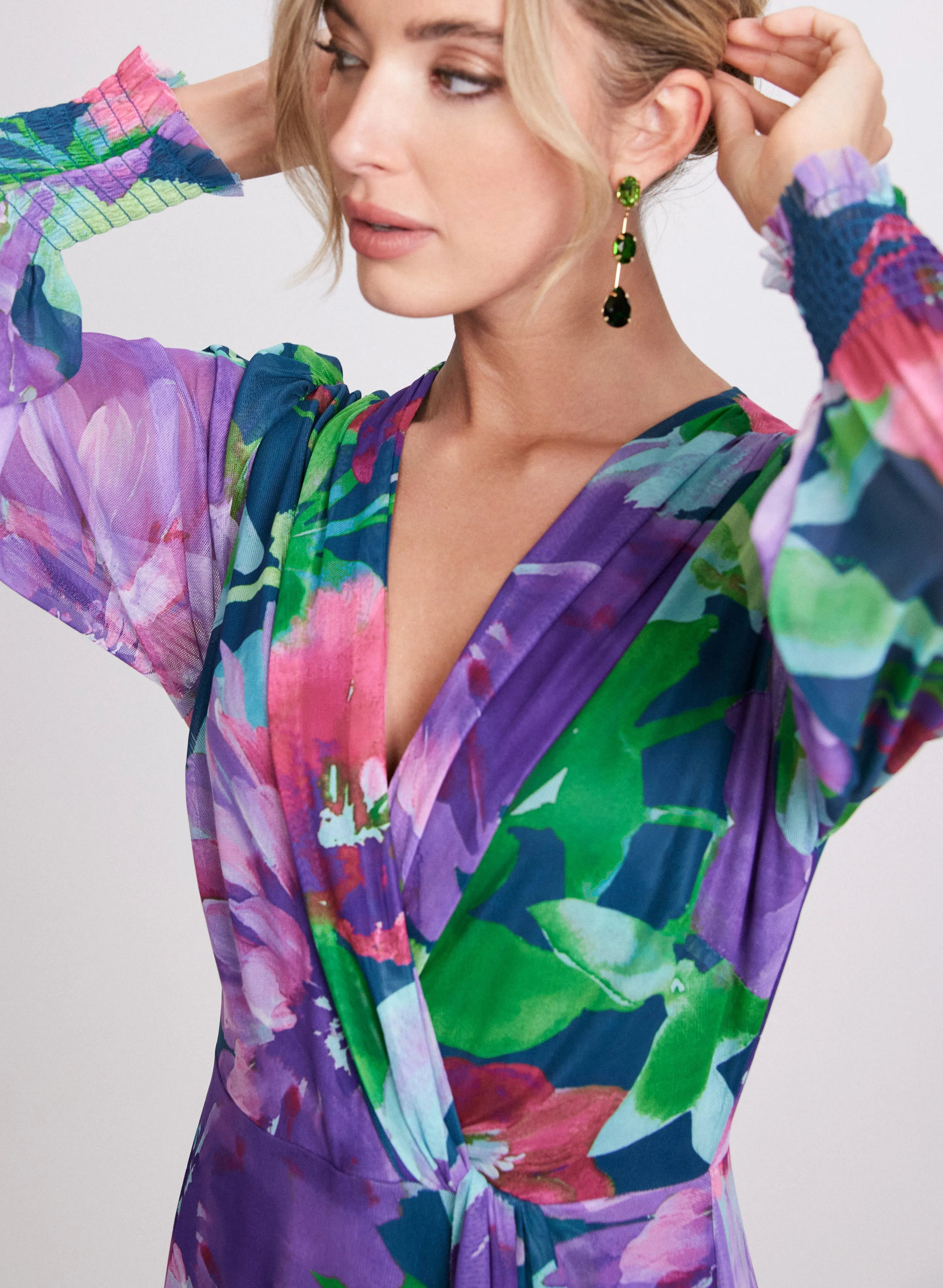 Floral Mesh Dress sold by Laura product image thumbnail 5