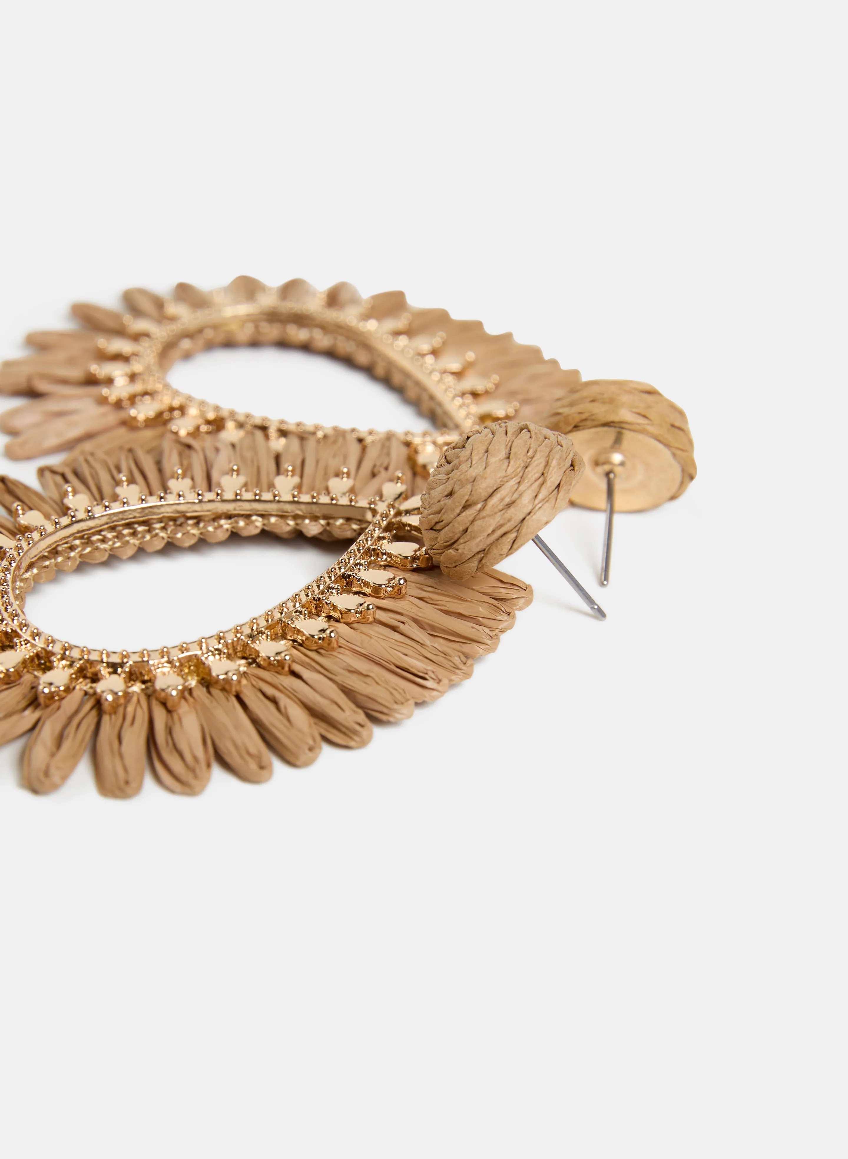 Raffia Teardrop Earrings sold by Laura product image thumbnail 2