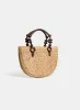 Straw Half-Moon Bag sold by Laura