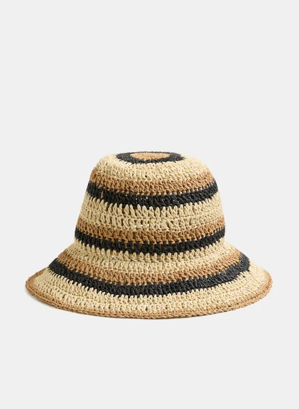 Striped Crochet Hat sold by Laura