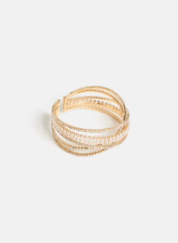 Criss-Cross Crystal Bracelet sold by Laura