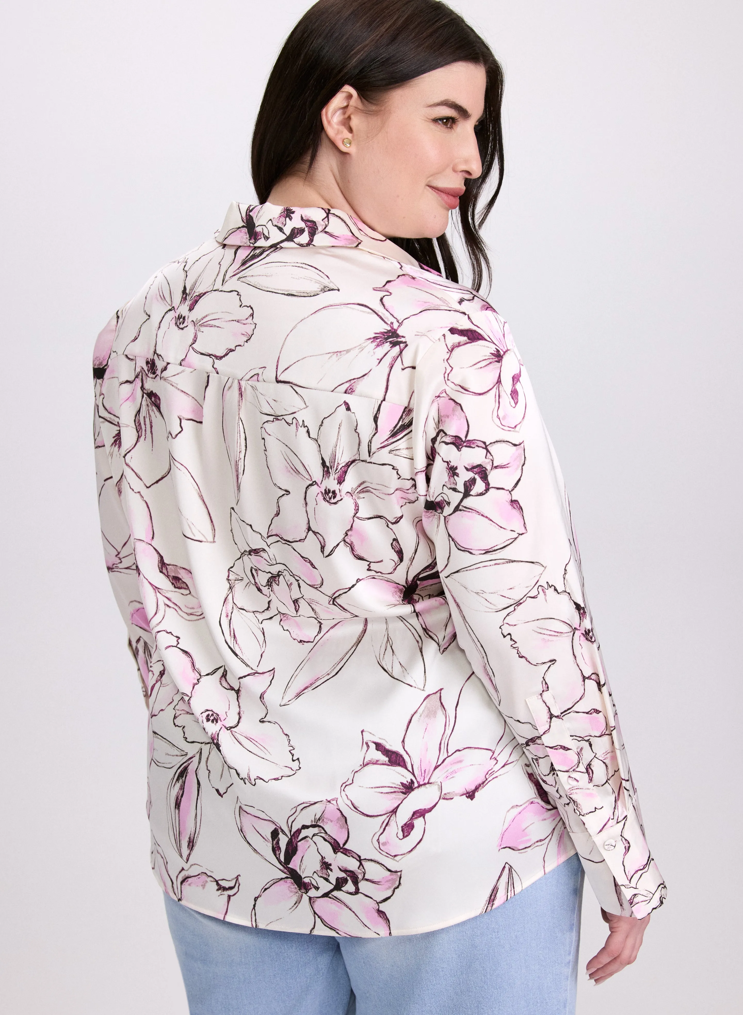 Floral Button-Down Blouse sold by Laura product image thumbnail 2