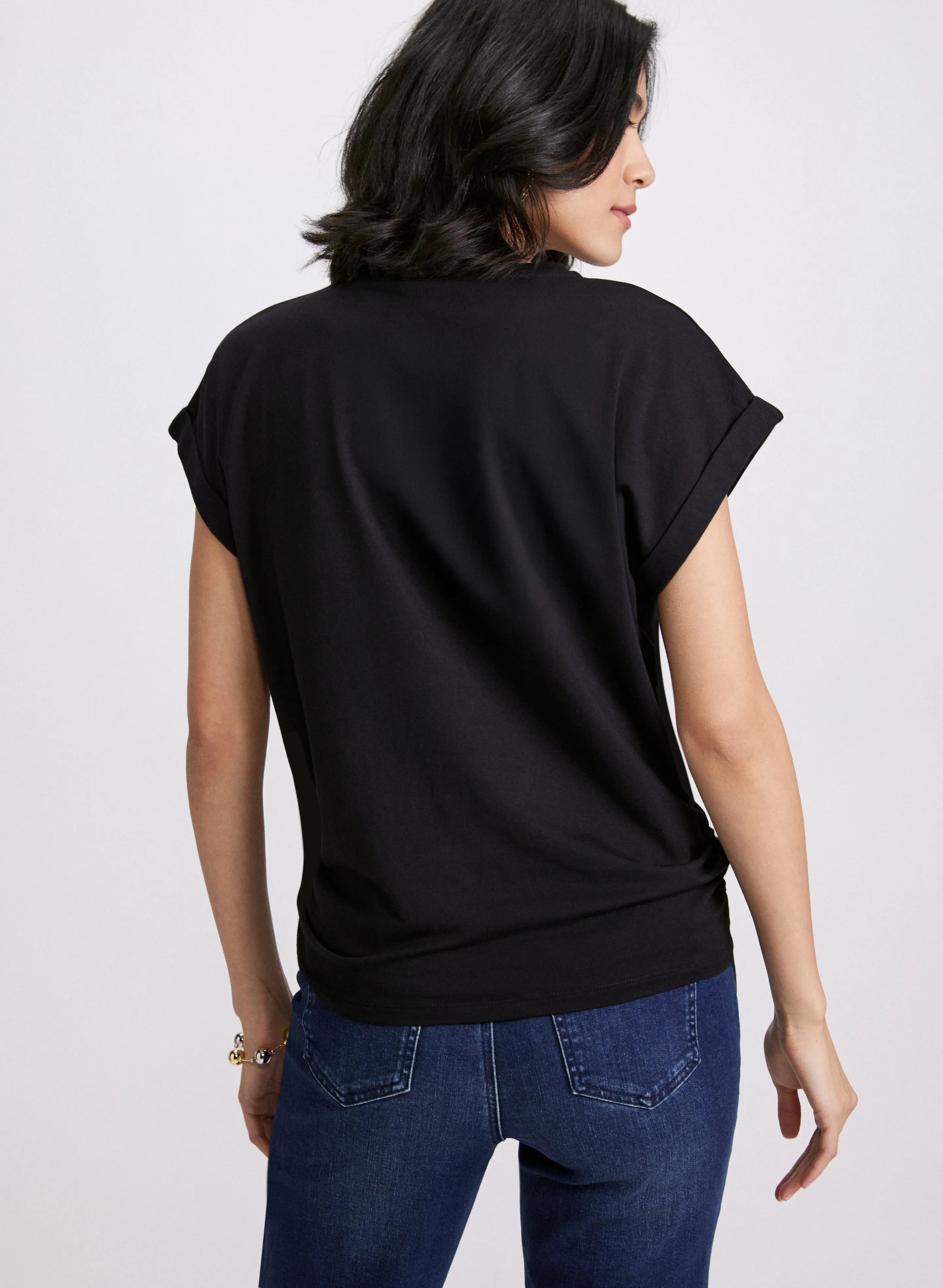 Knotted Hem T-Shirt sold by Laura product image thumbnail 4