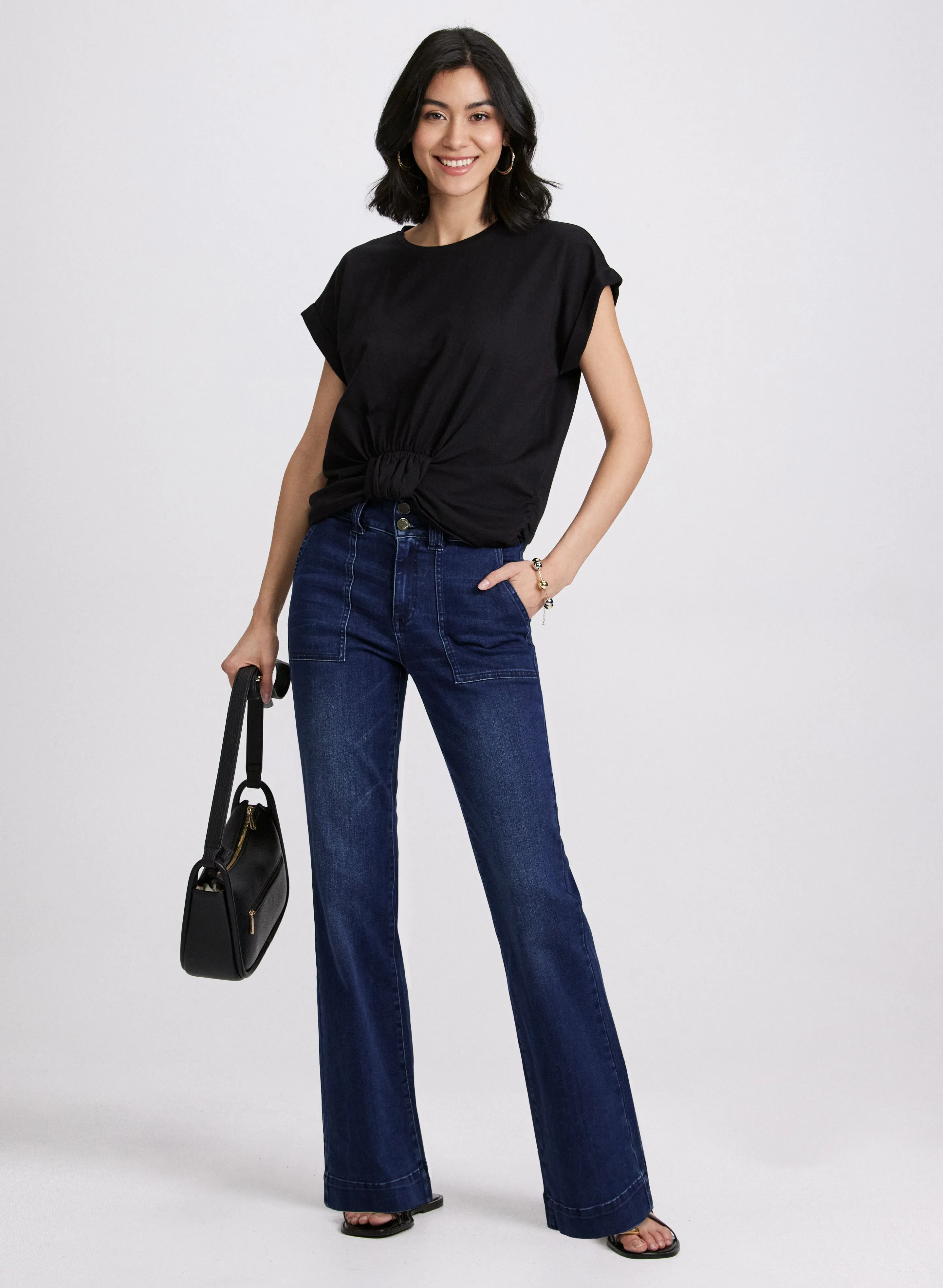 Knotted Hem T-Shirt sold by Laura product image thumbnail 3