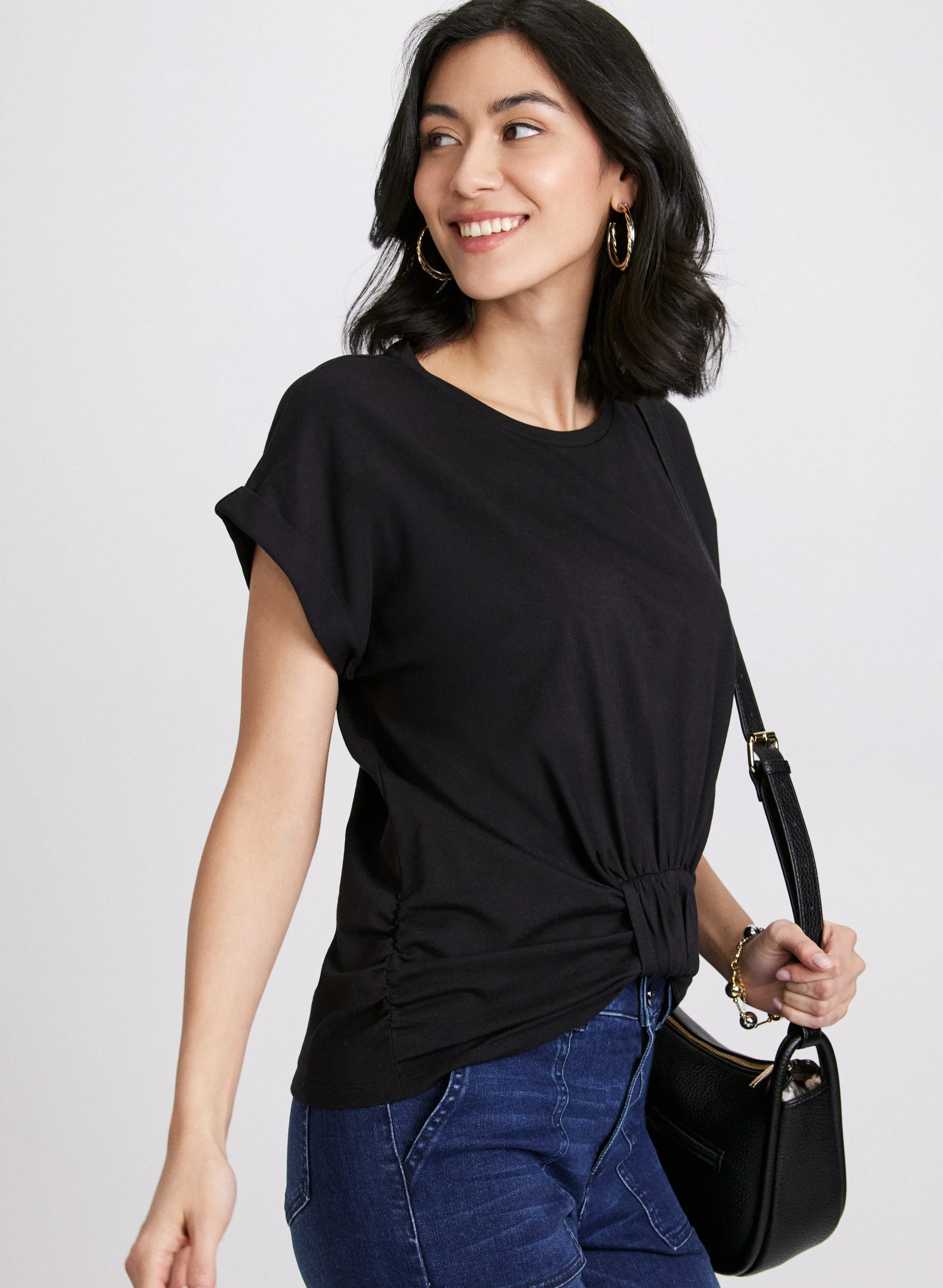 Knotted Hem T-Shirt sold by Laura product image thumbnail 2