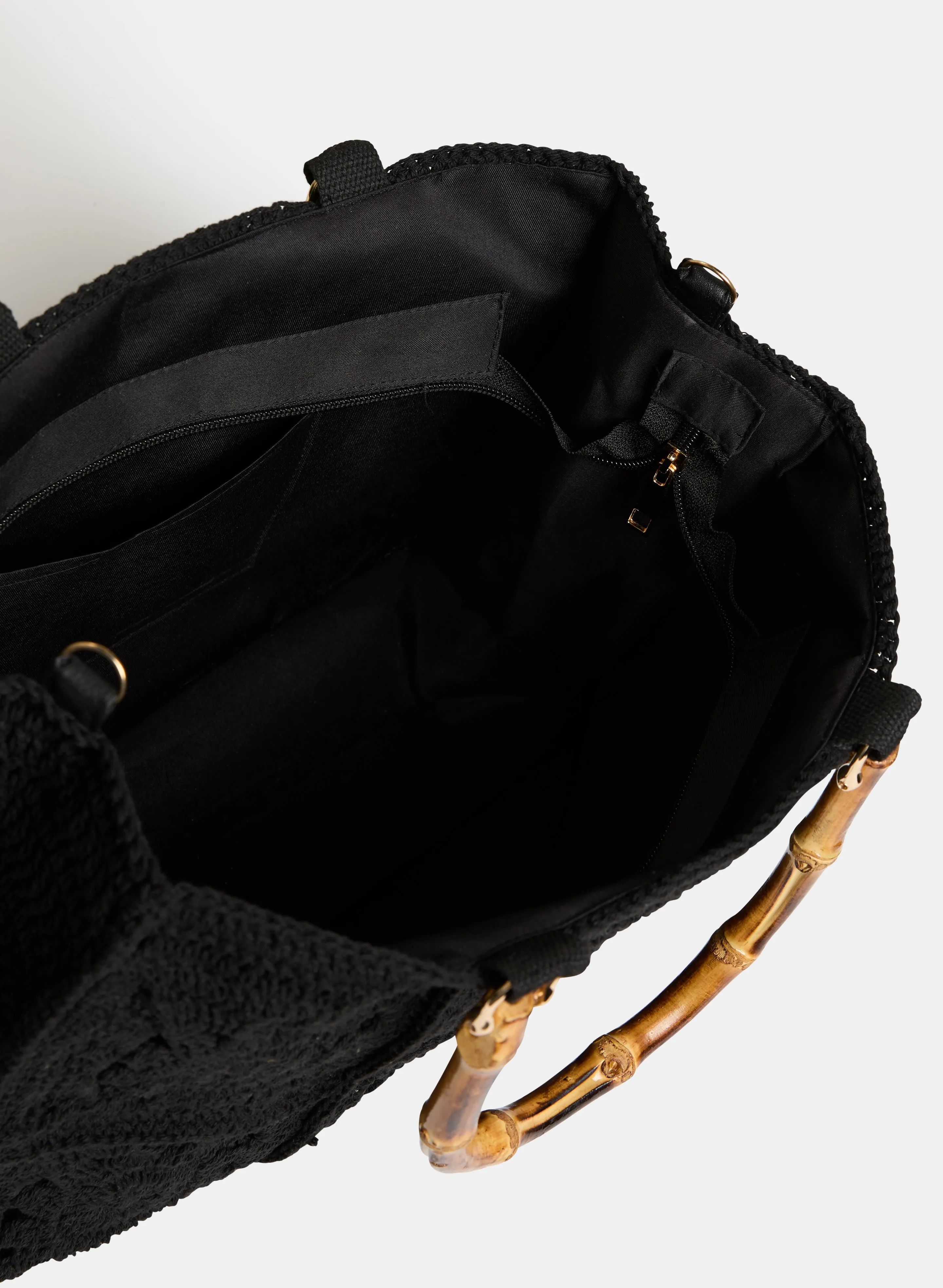 Bamboo Top Handle Bag sold by Laura product image thumbnail 4