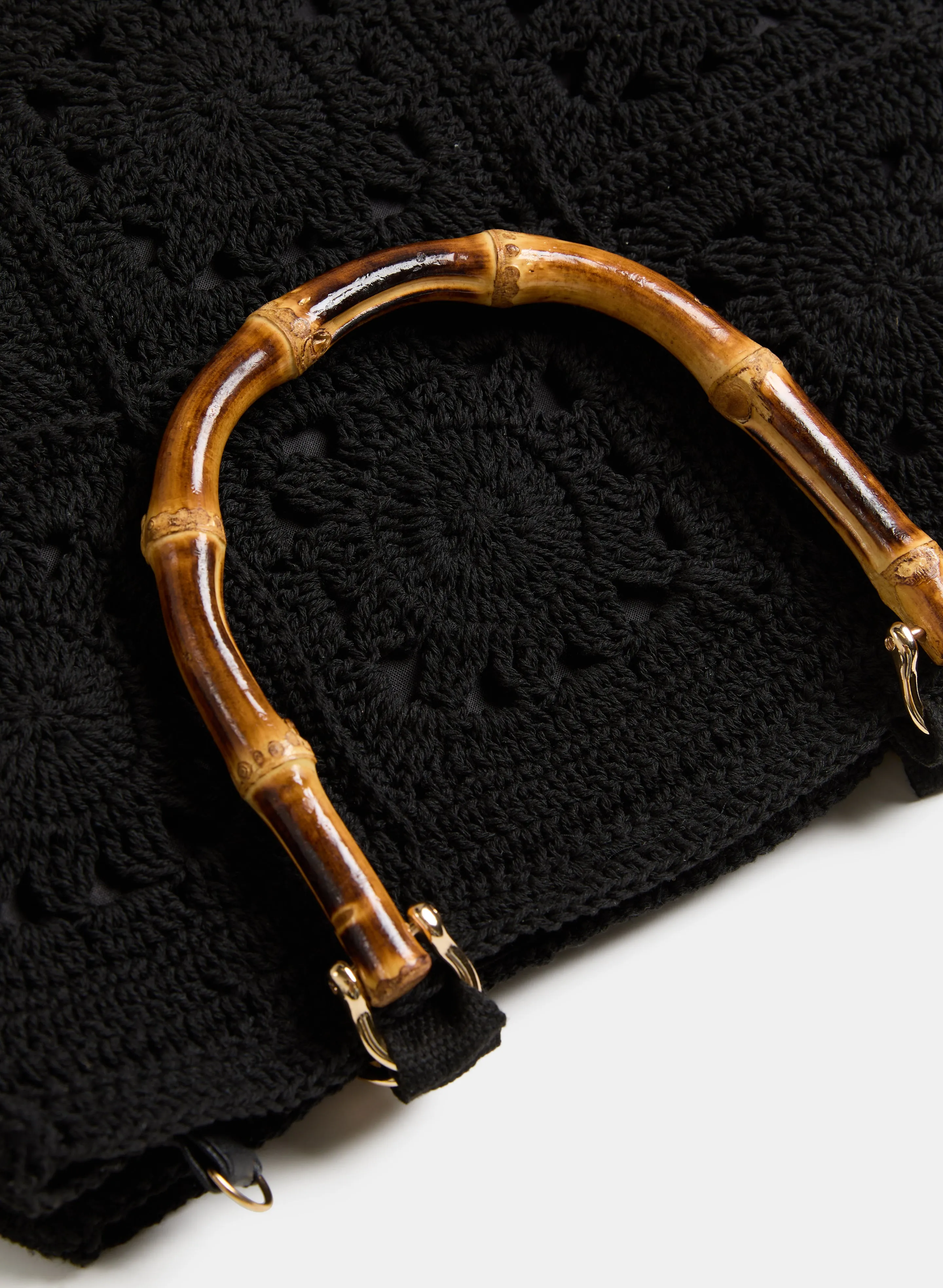 Bamboo Top Handle Bag sold by Laura product image thumbnail 2