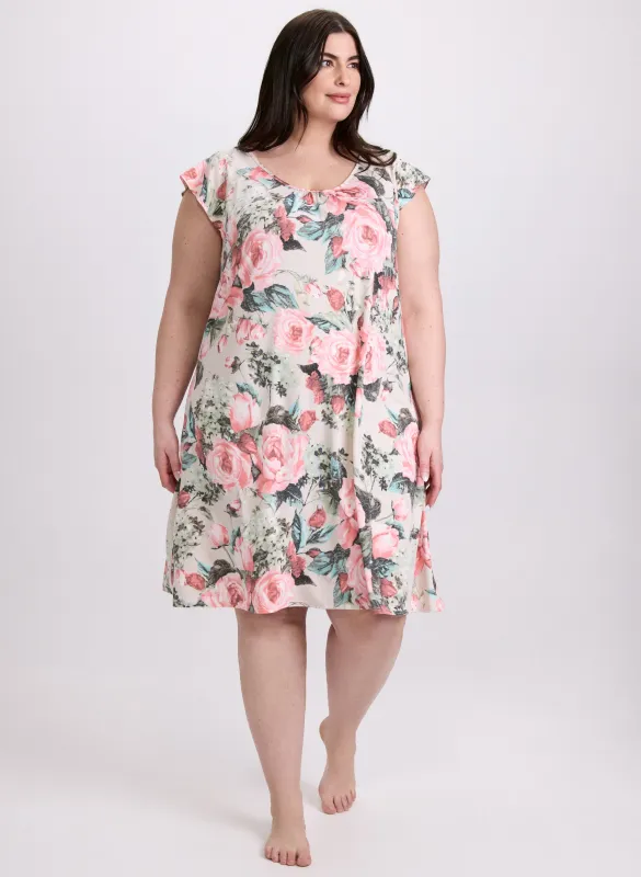 Rose Print Nightgown sold by Laura