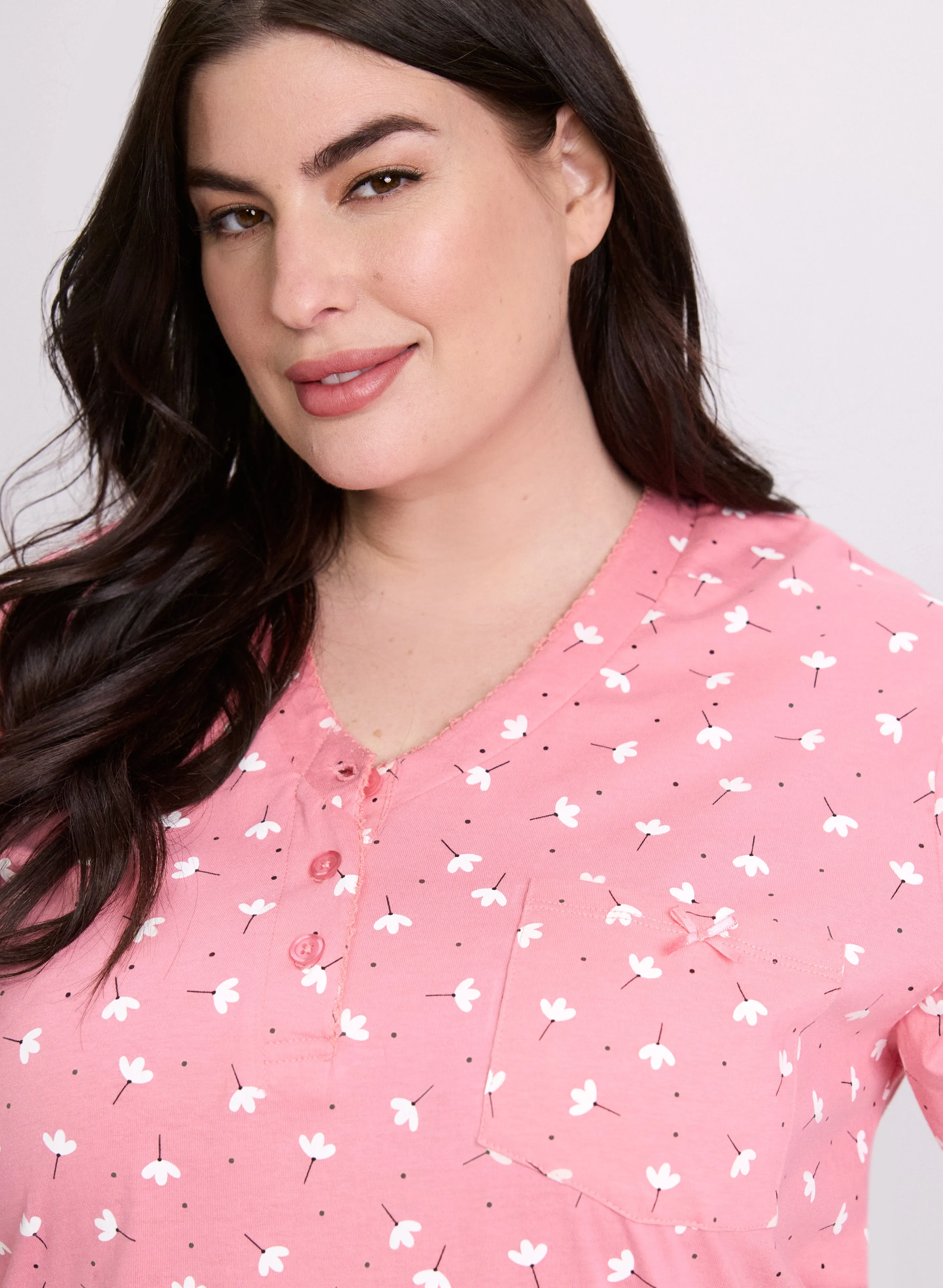 Floral Print Nightgown sold by Laura product image thumbnail 5