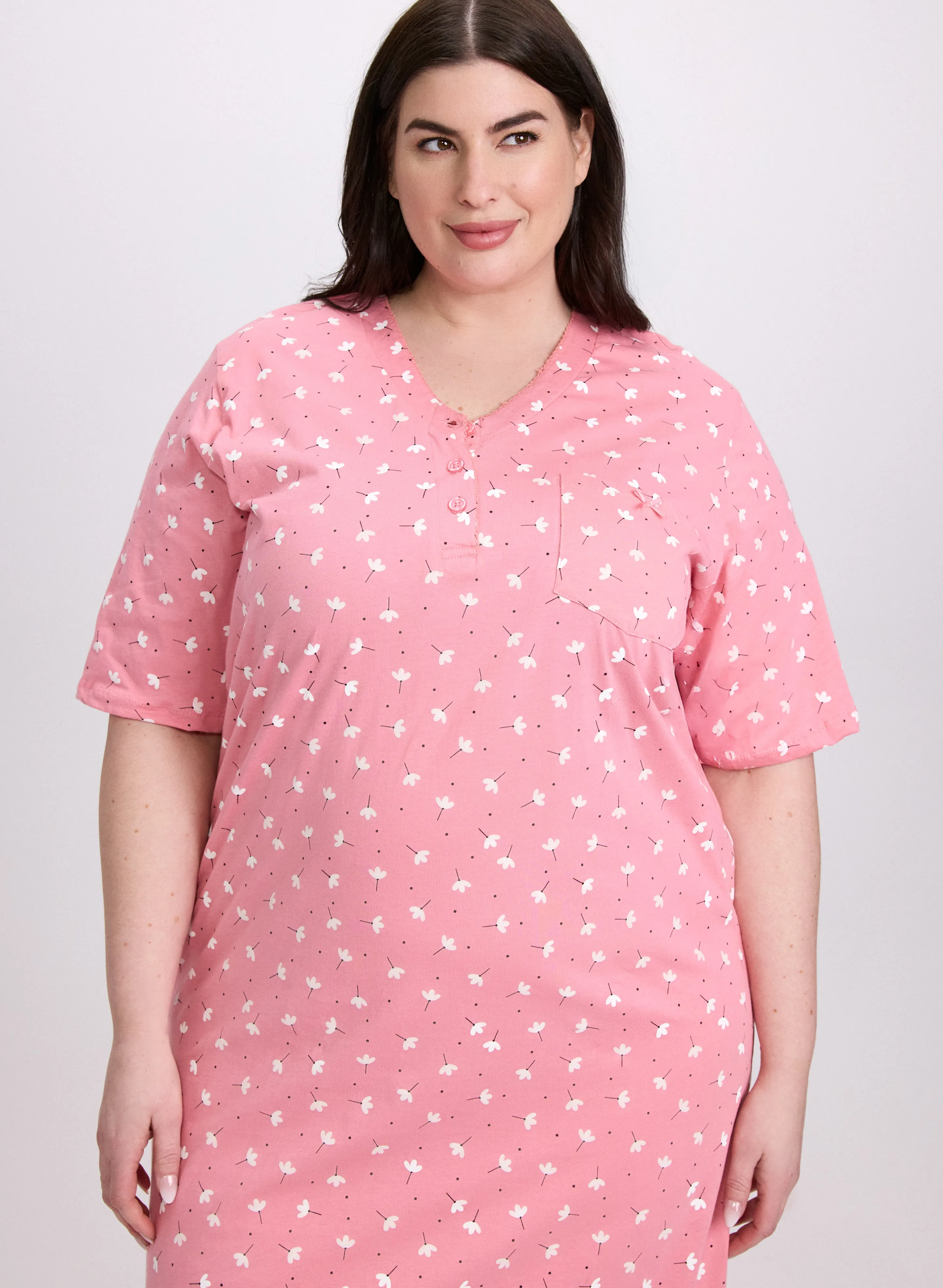 Floral Print Nightgown sold by Laura product image thumbnail 4