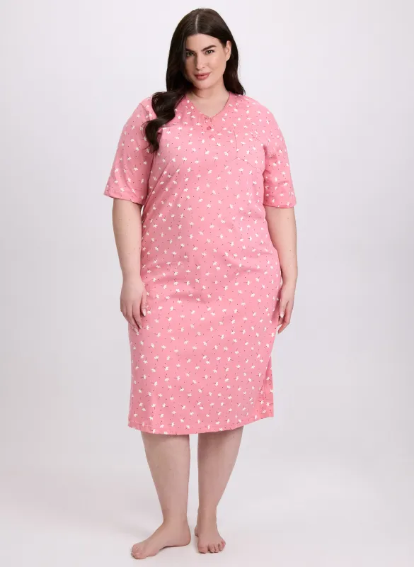 Floral Print Nightgown sold by Laura