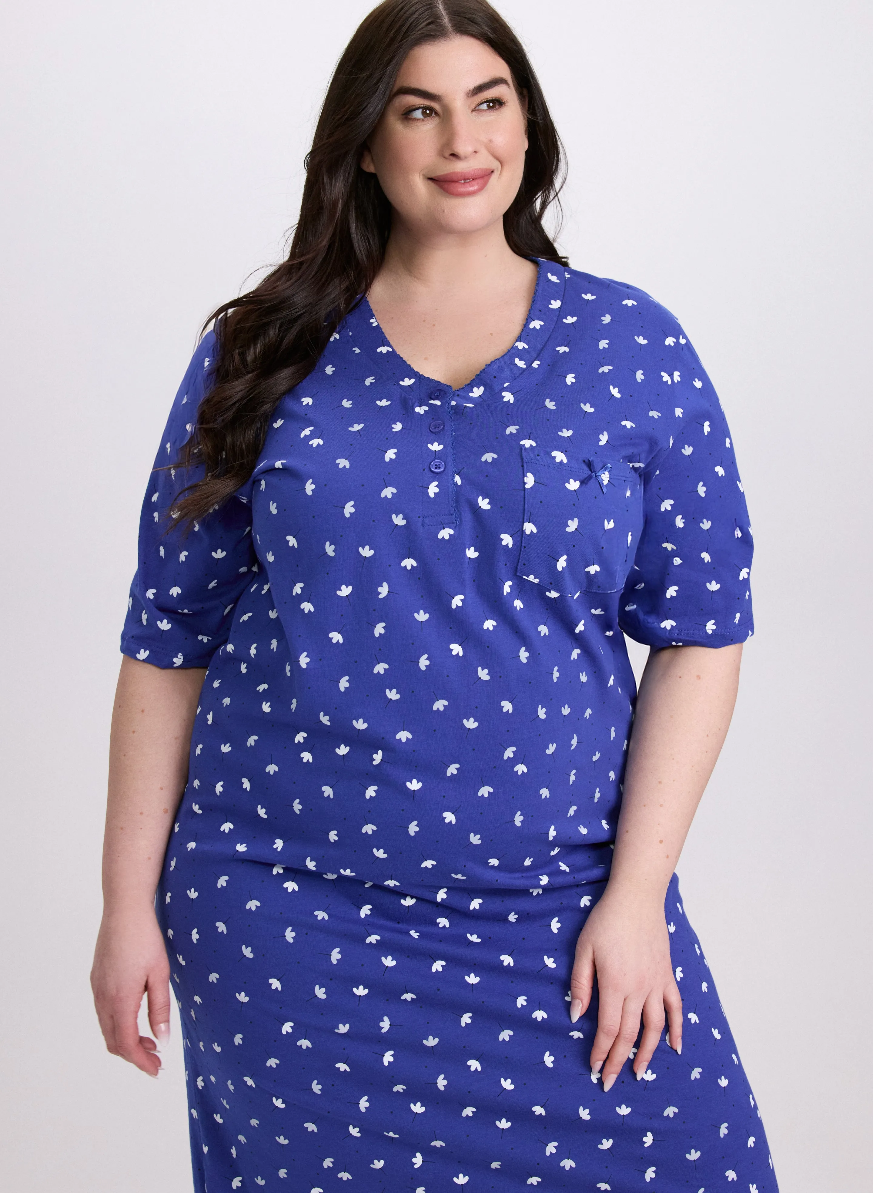 Floral Print Nightgown sold by Laura product image thumbnail 4