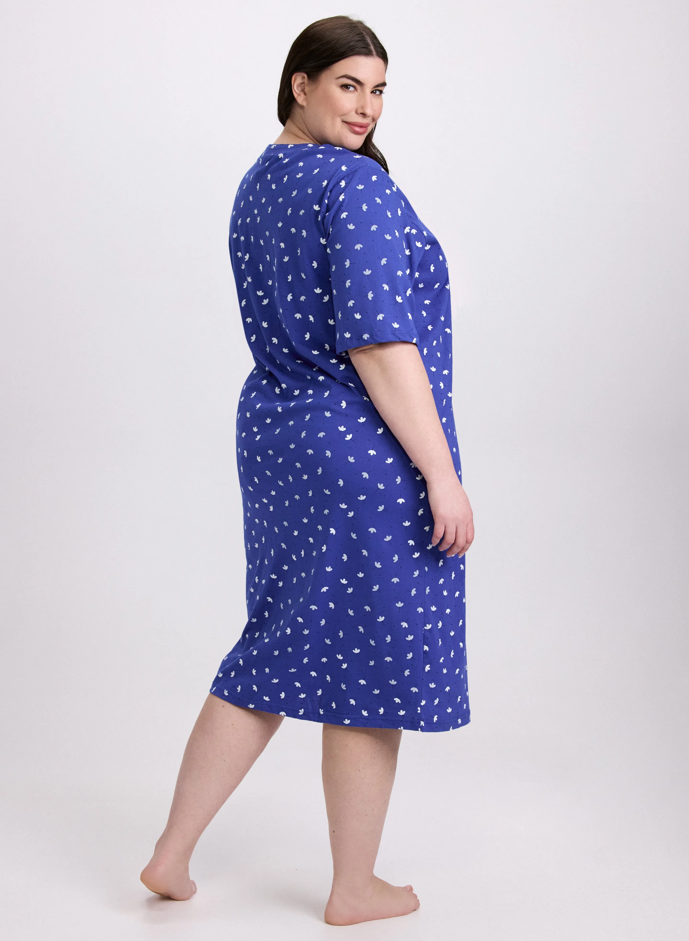 Floral Print Nightgown sold by Laura product image thumbnail 3