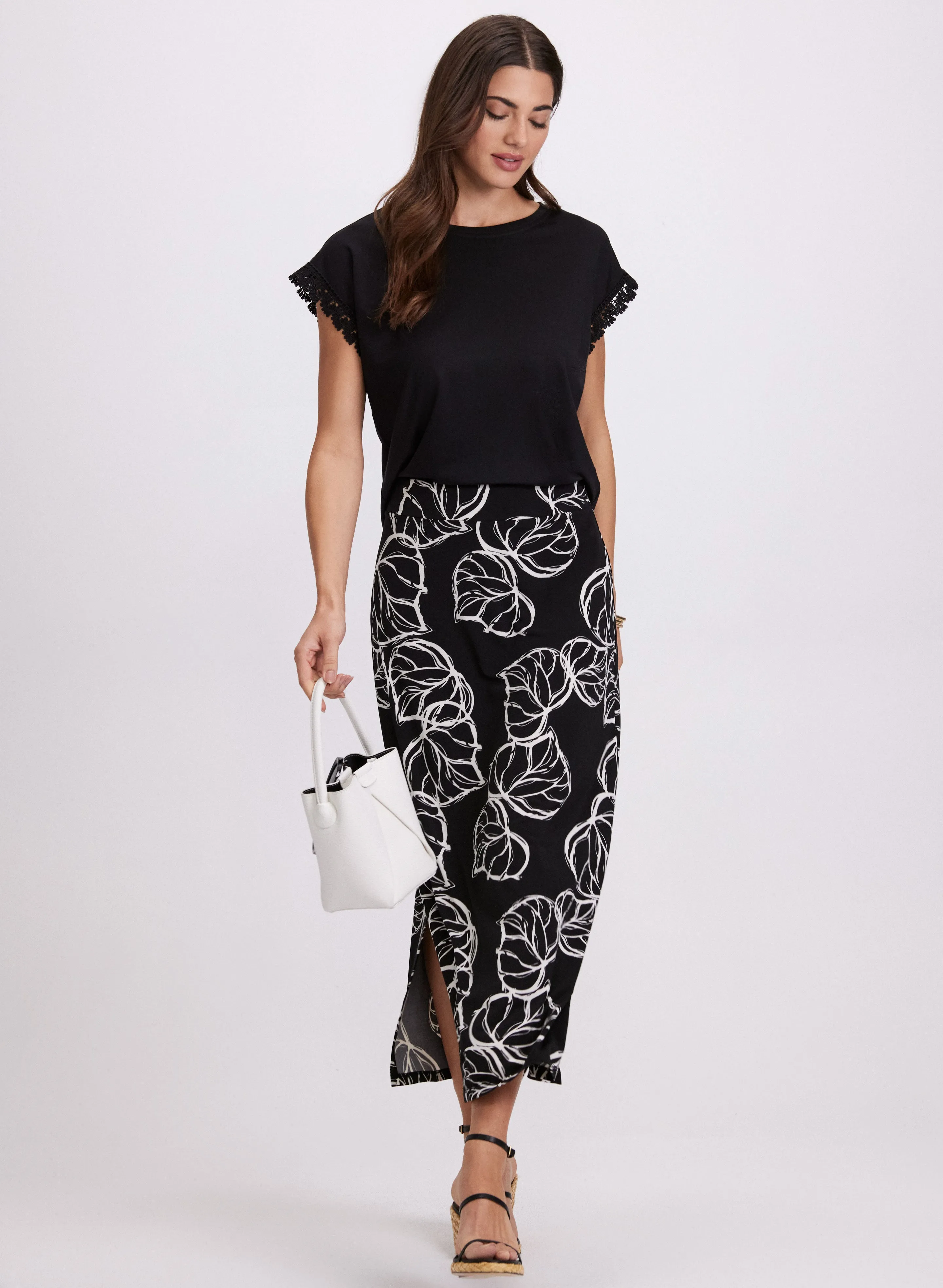 Crochet Trim T-Shirt sold by Laura product image thumbnail 4