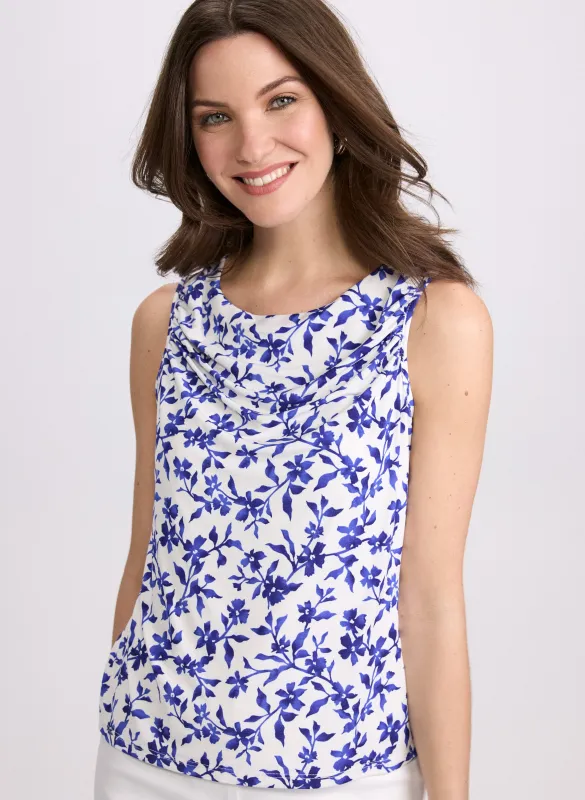 Floral Draped Top sold by Laura