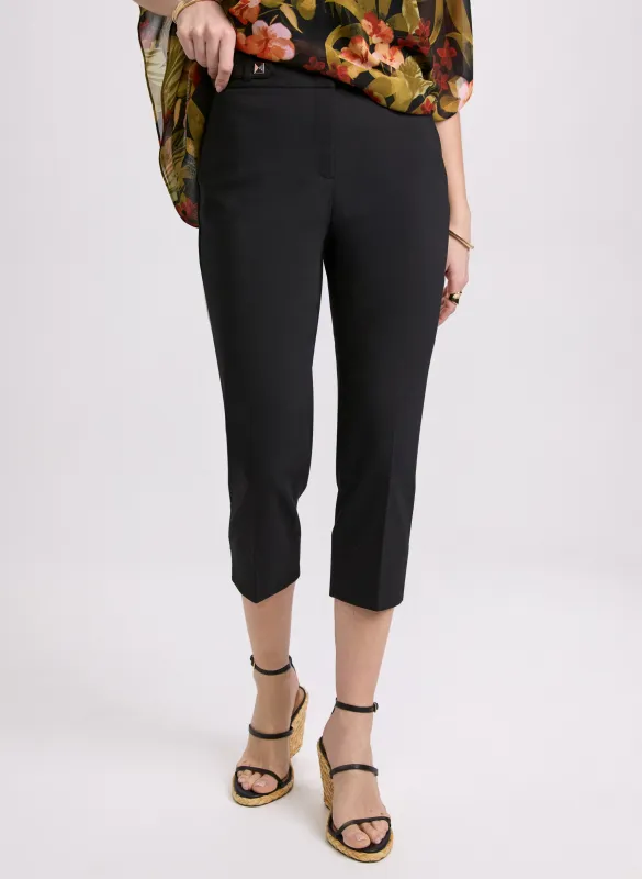 Studded Cotton-Blend Capris sold by Laura