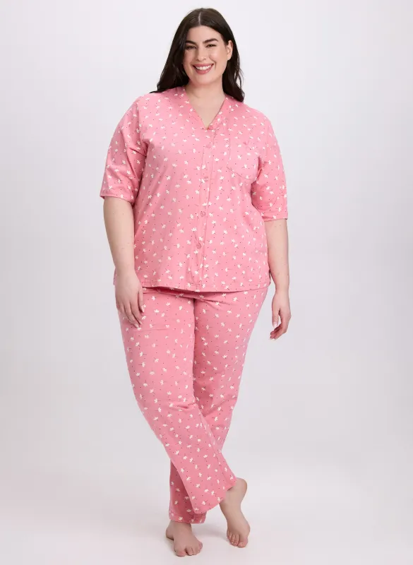 Floral Print Pyjama Set sold by Laura